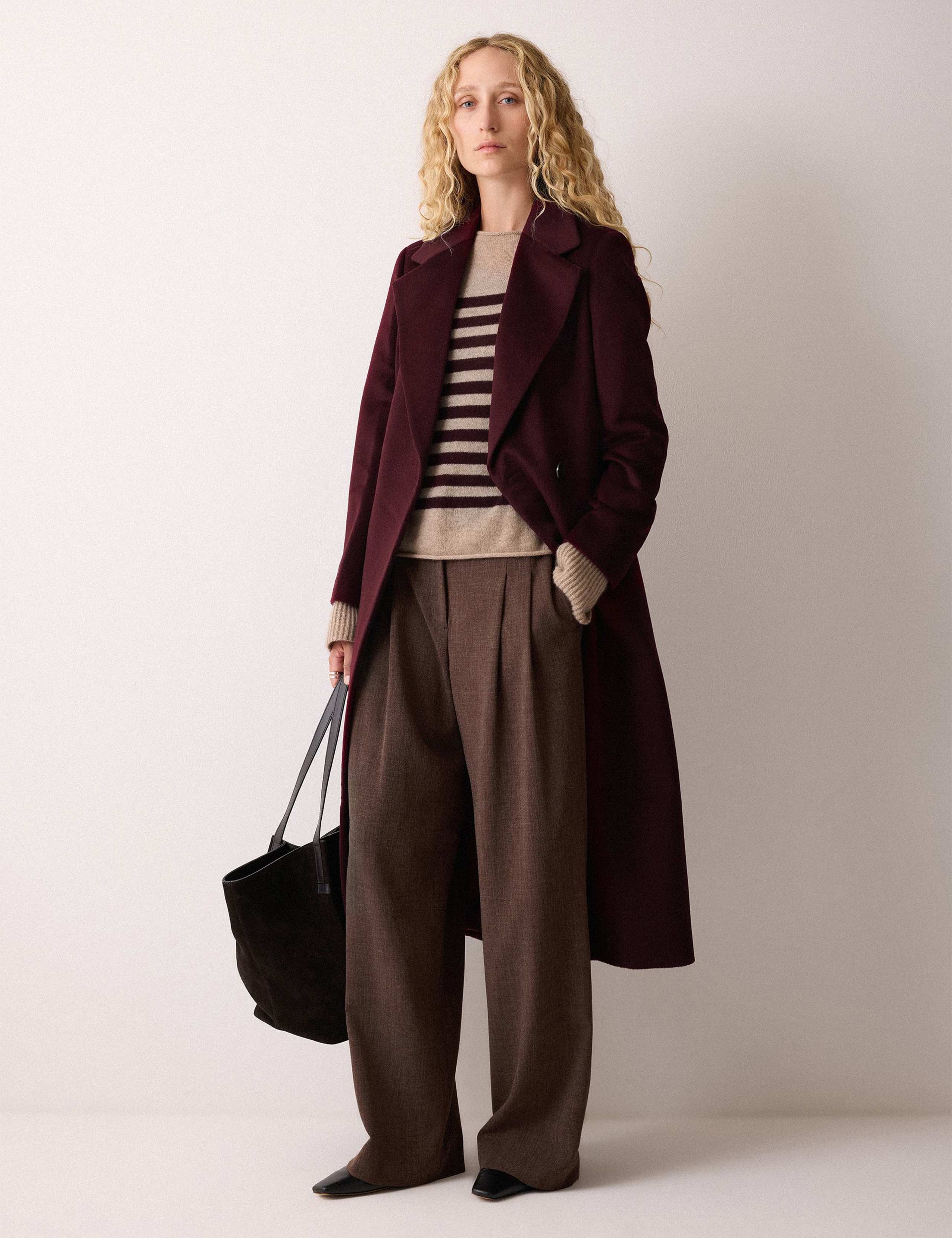 Pure Wool Collared Longline Duster Coat 4 of 6