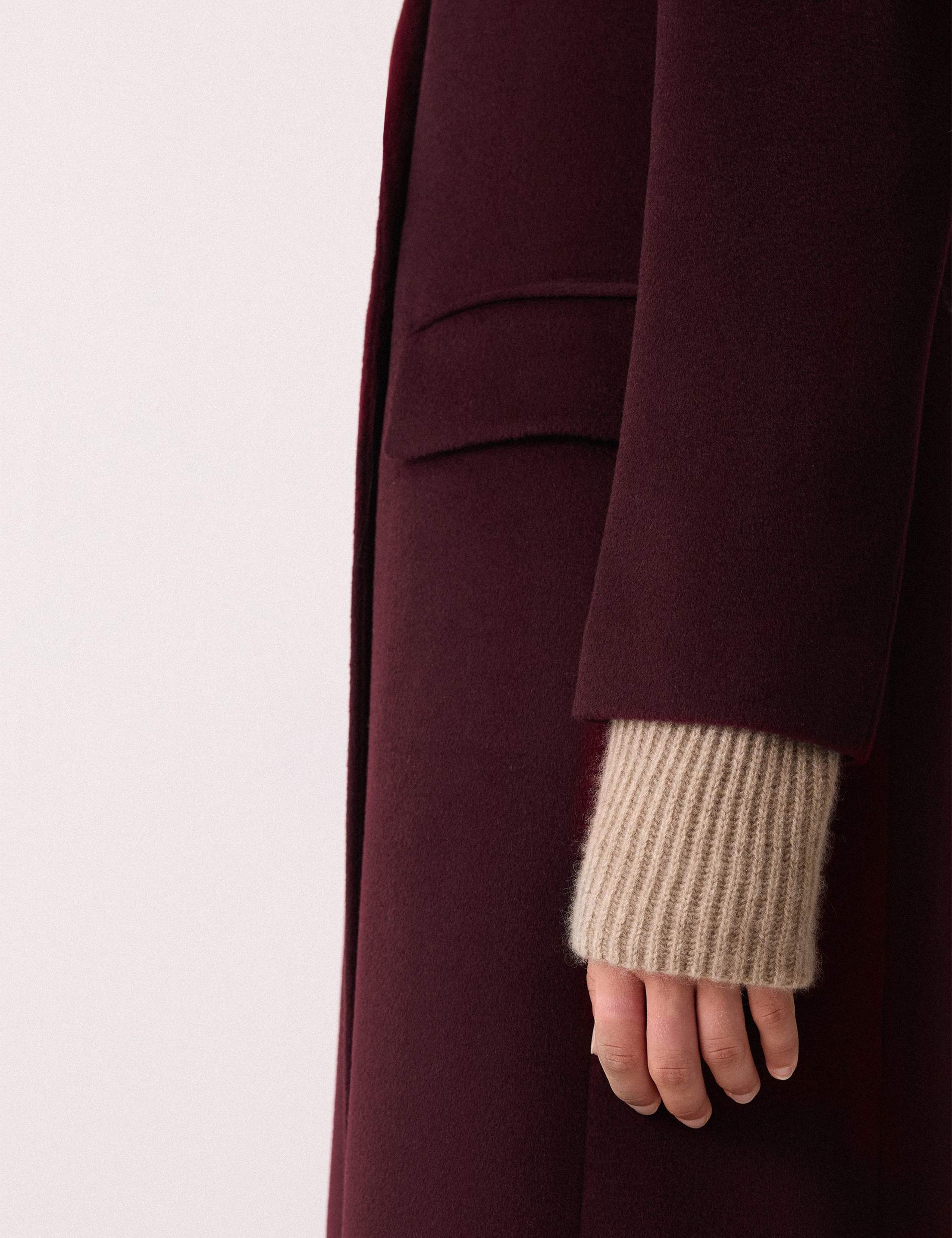 Pure Wool Collared Longline Duster Coat 5 of 6