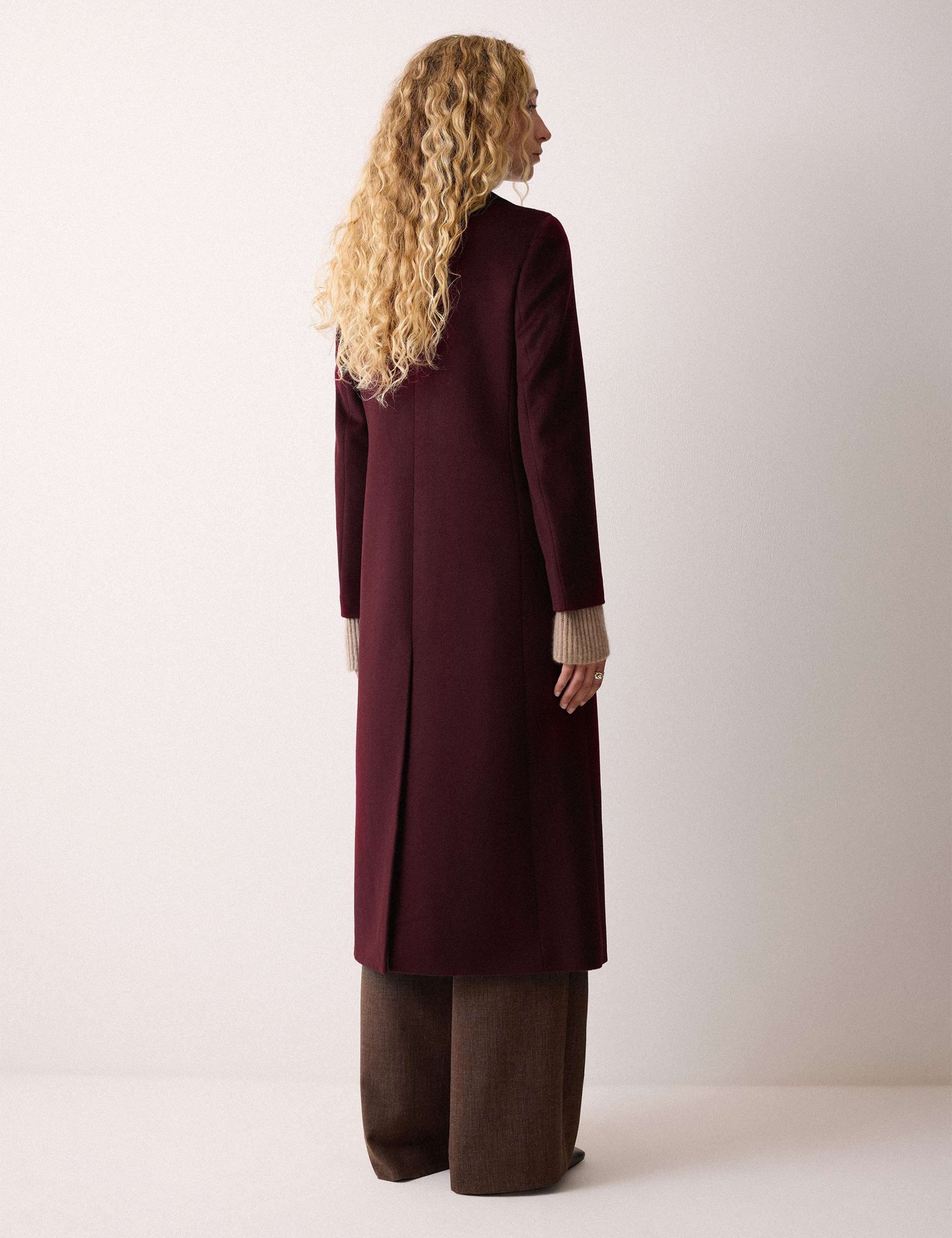 Pure Wool Collared Longline Duster Coat 6 of 6