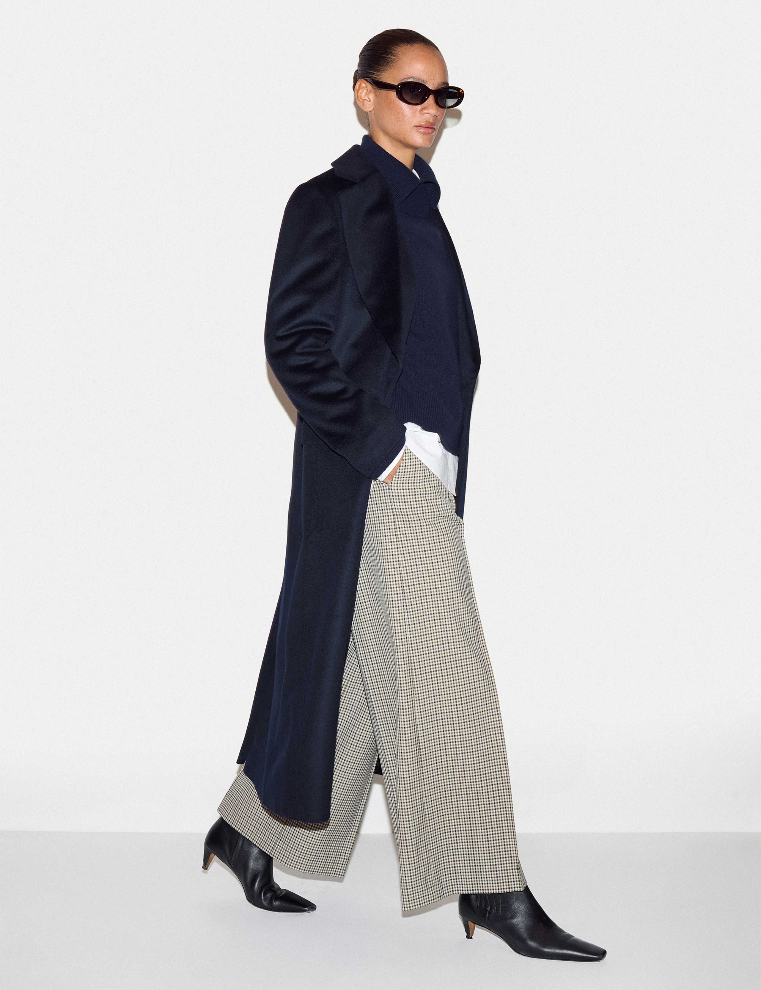 Pure Wool Collared Longline Duster Coat 4 of 6