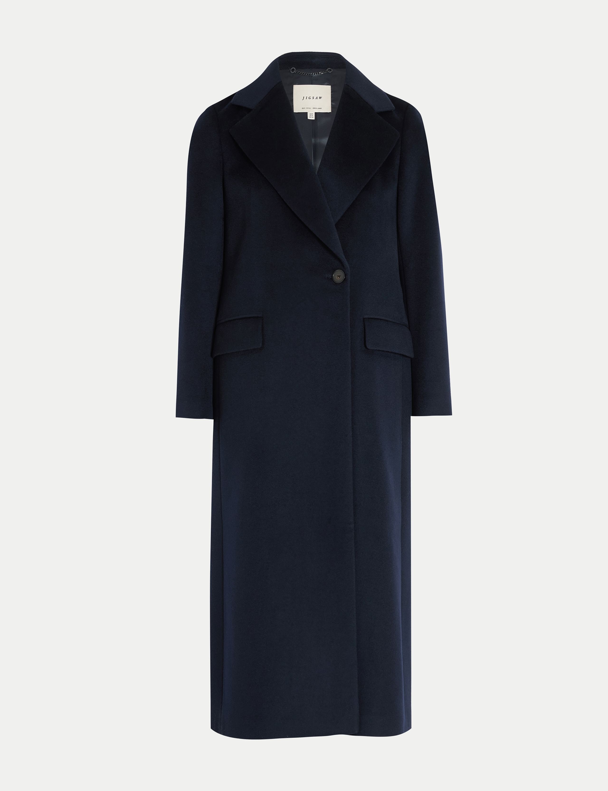 Pure Wool Collared Longline Duster Coat 2 of 6