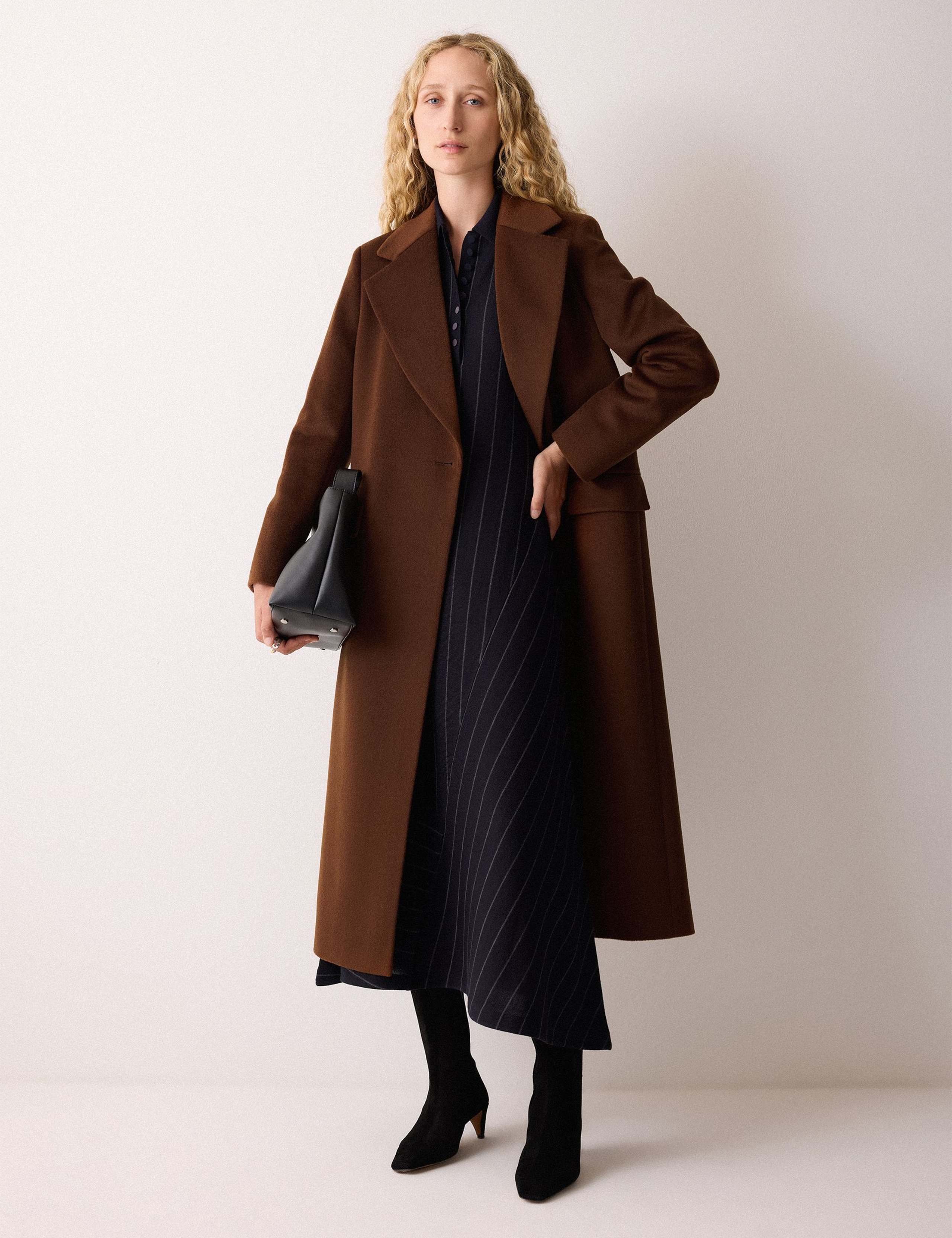 Pure Wool Collared Longline Duster Coat 4 of 6