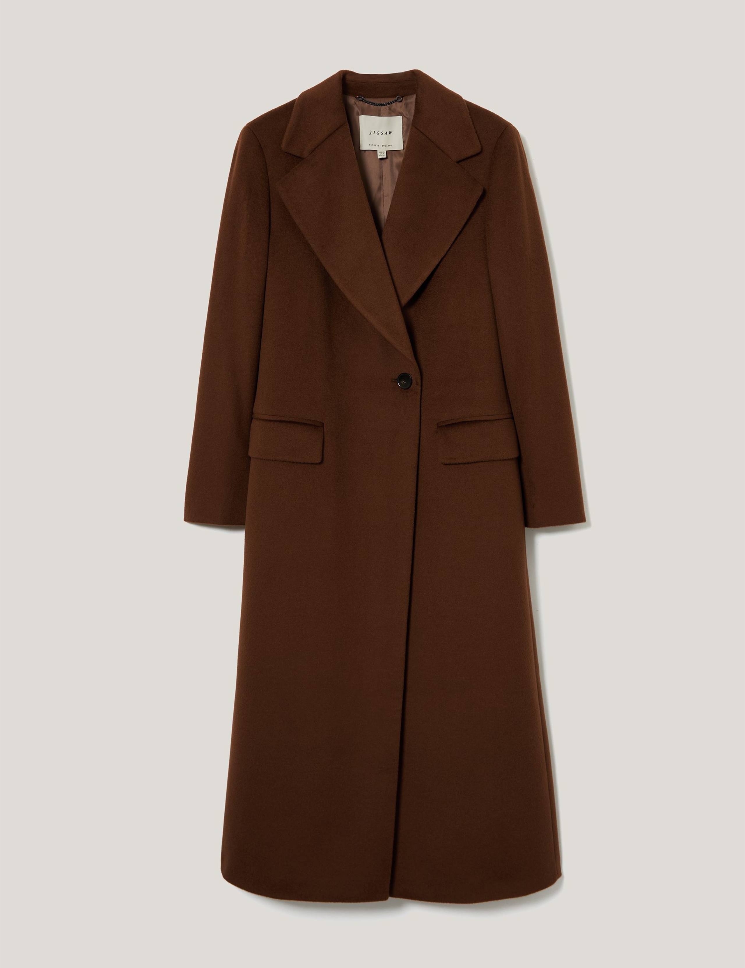 Pure Wool Collared Longline Duster Coat 2 of 6