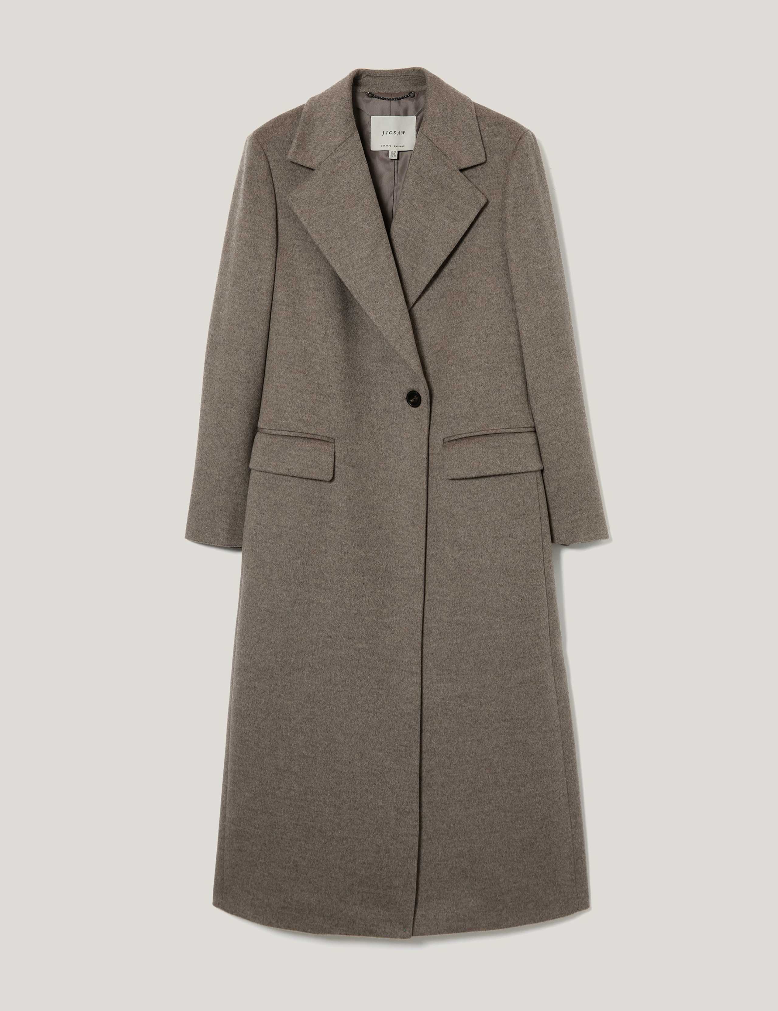 Pure Wool Collared Longline Duster Coat 2 of 6