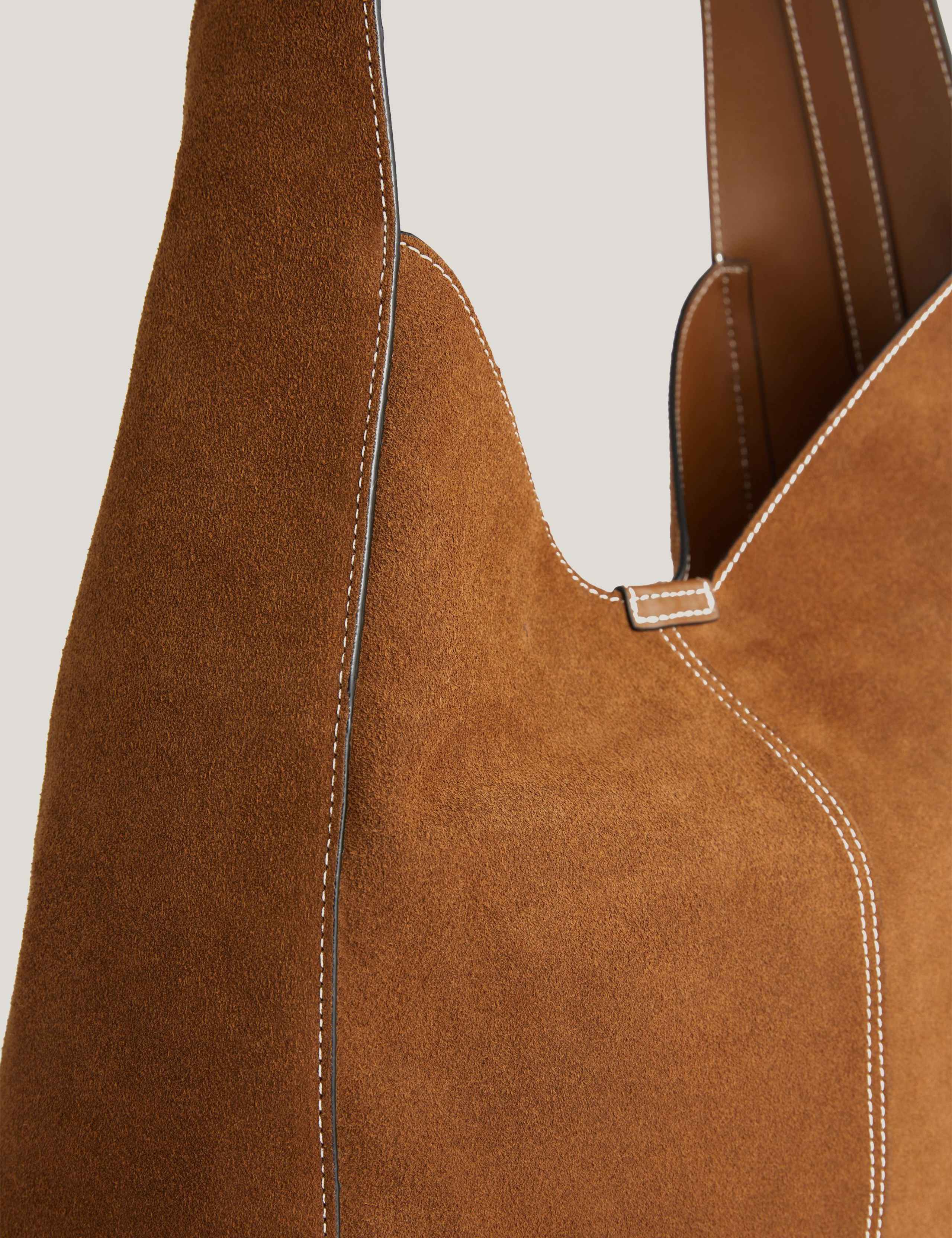 Suede Tote Bag 5 of 6