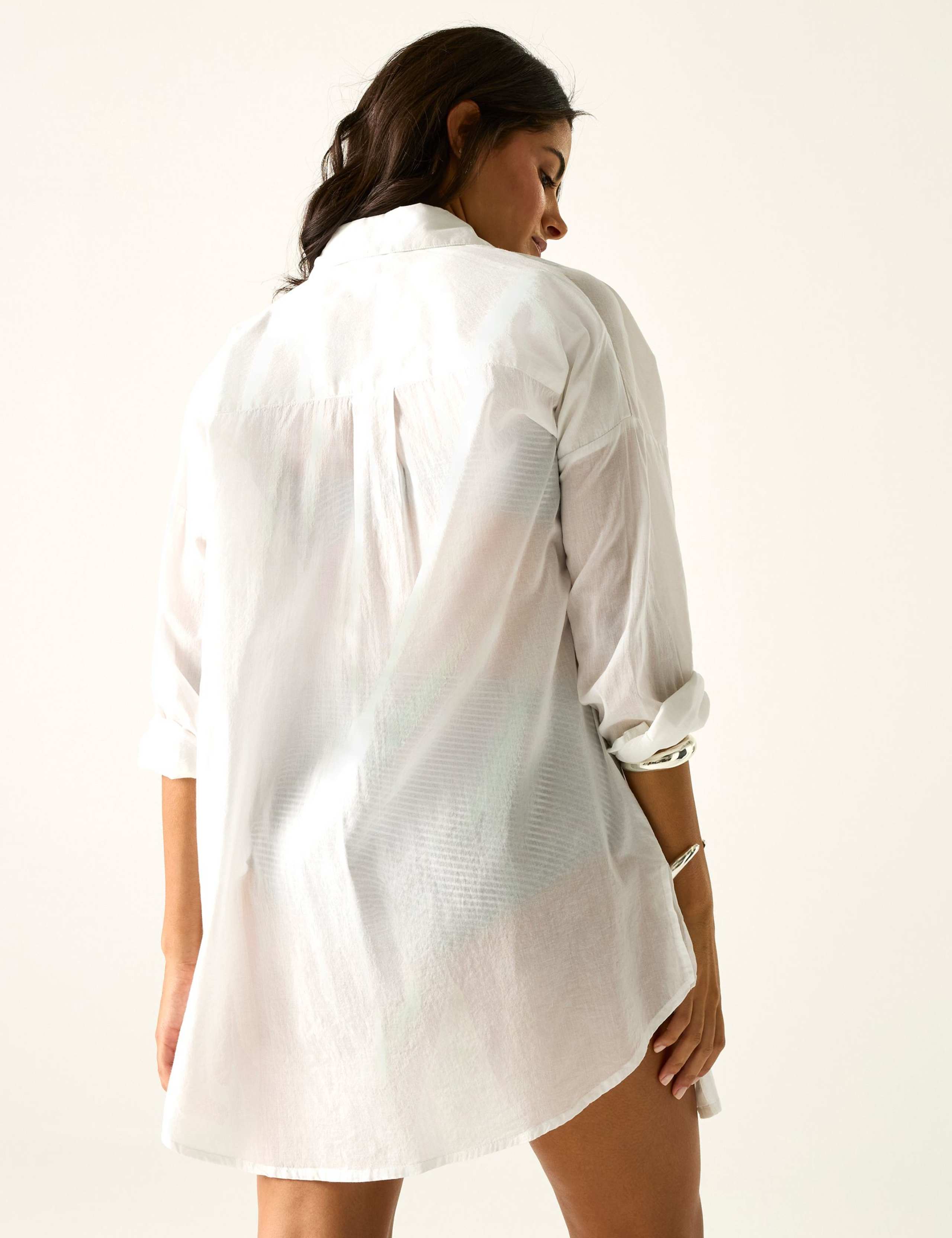Prena Pure Cotton Beach Cover Up Shirt 6 of 7