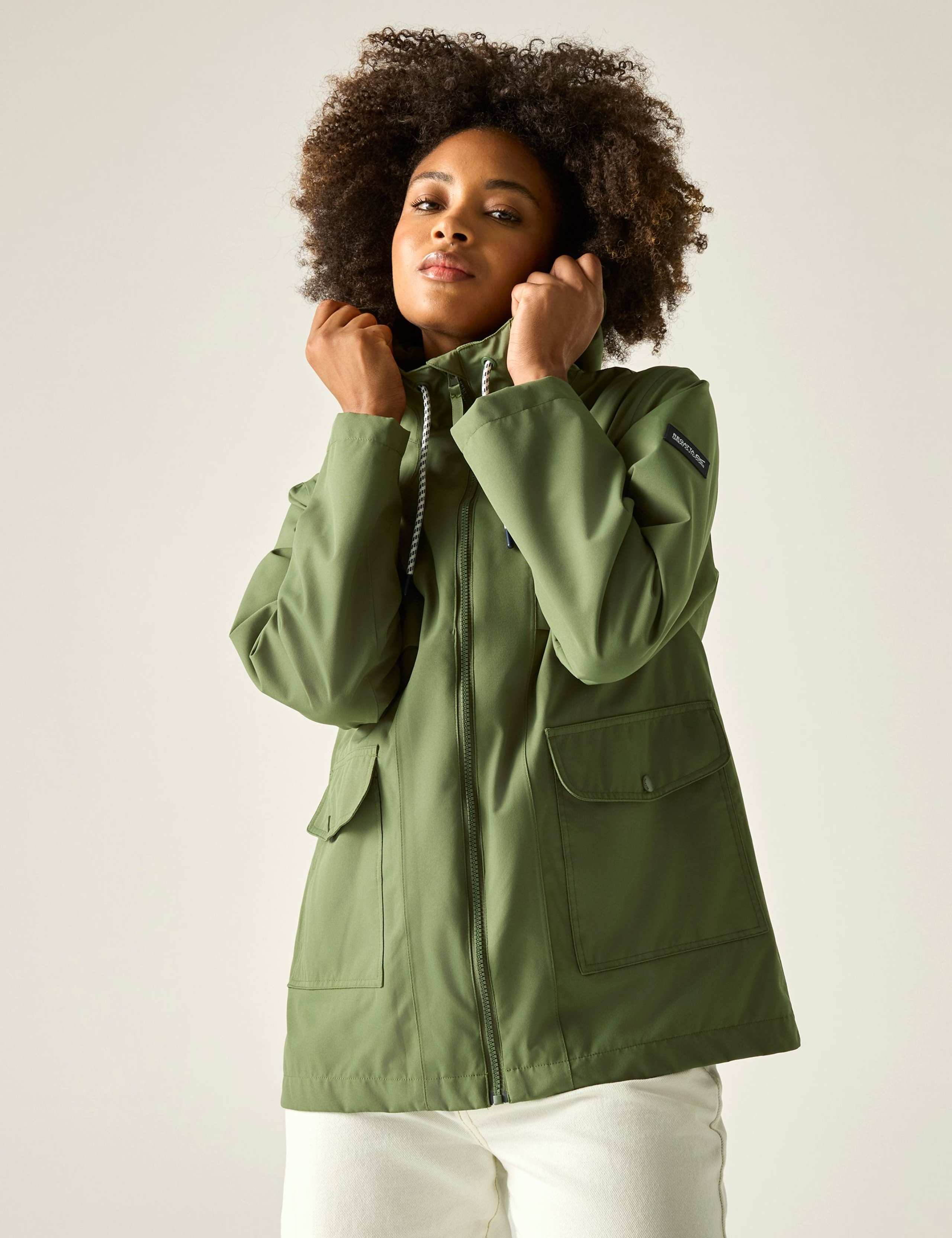 Orlea Oversized Hooded Rain Jacket 1 of 7