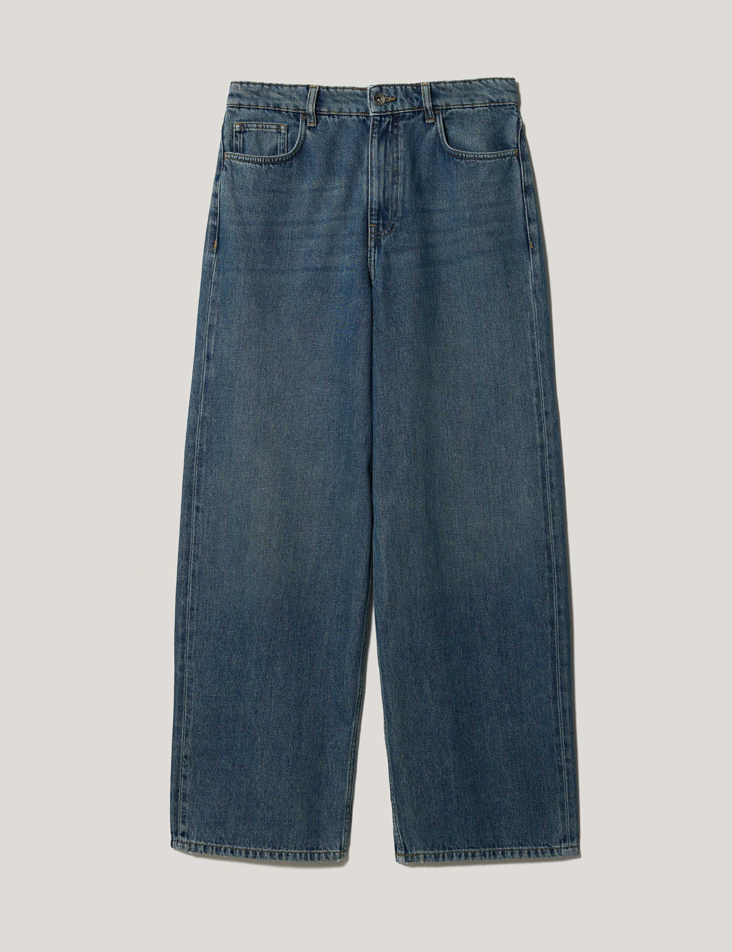 High Waisted Barrel Jeans 2 of 6