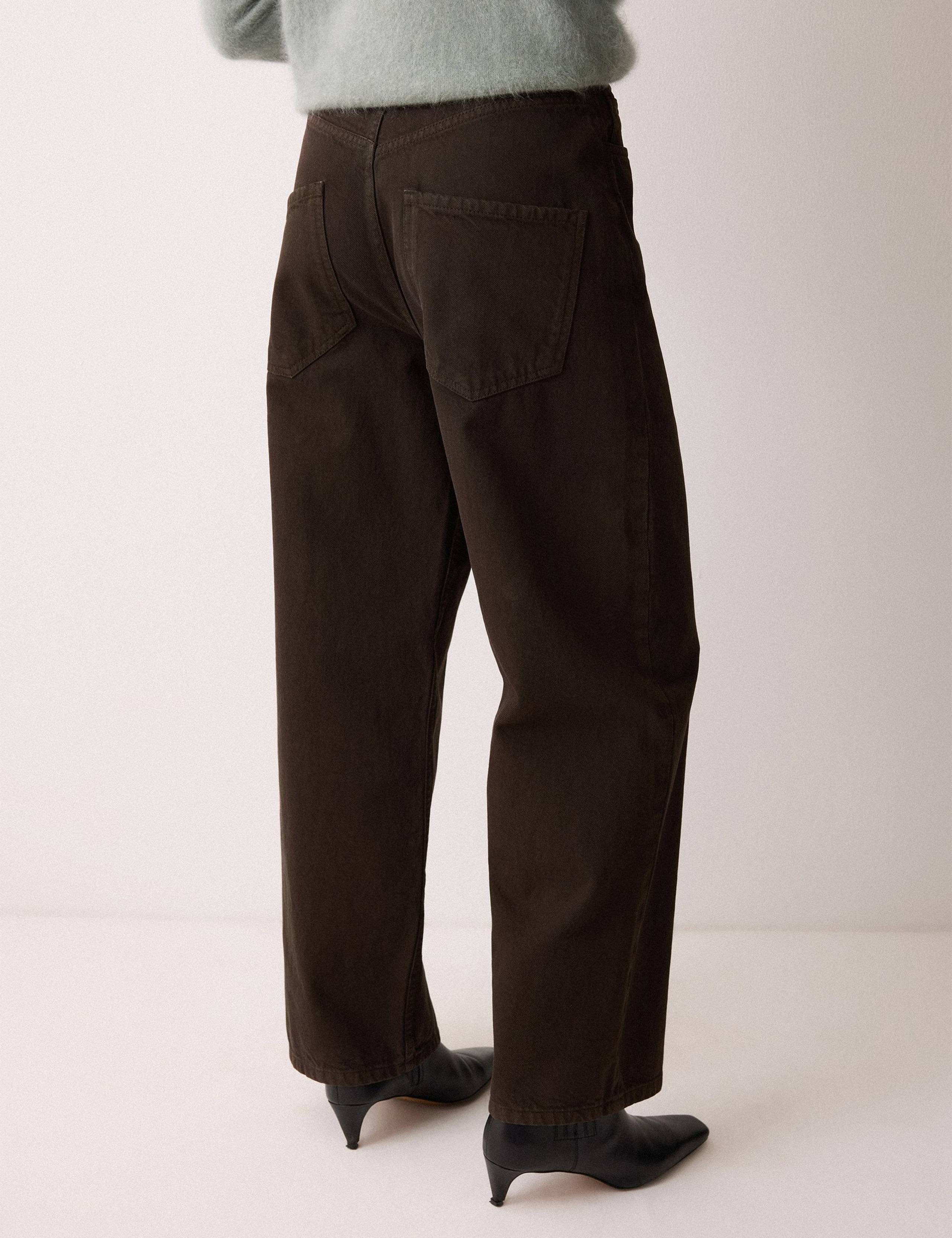 High Waisted Barrel Jeans 4 of 6