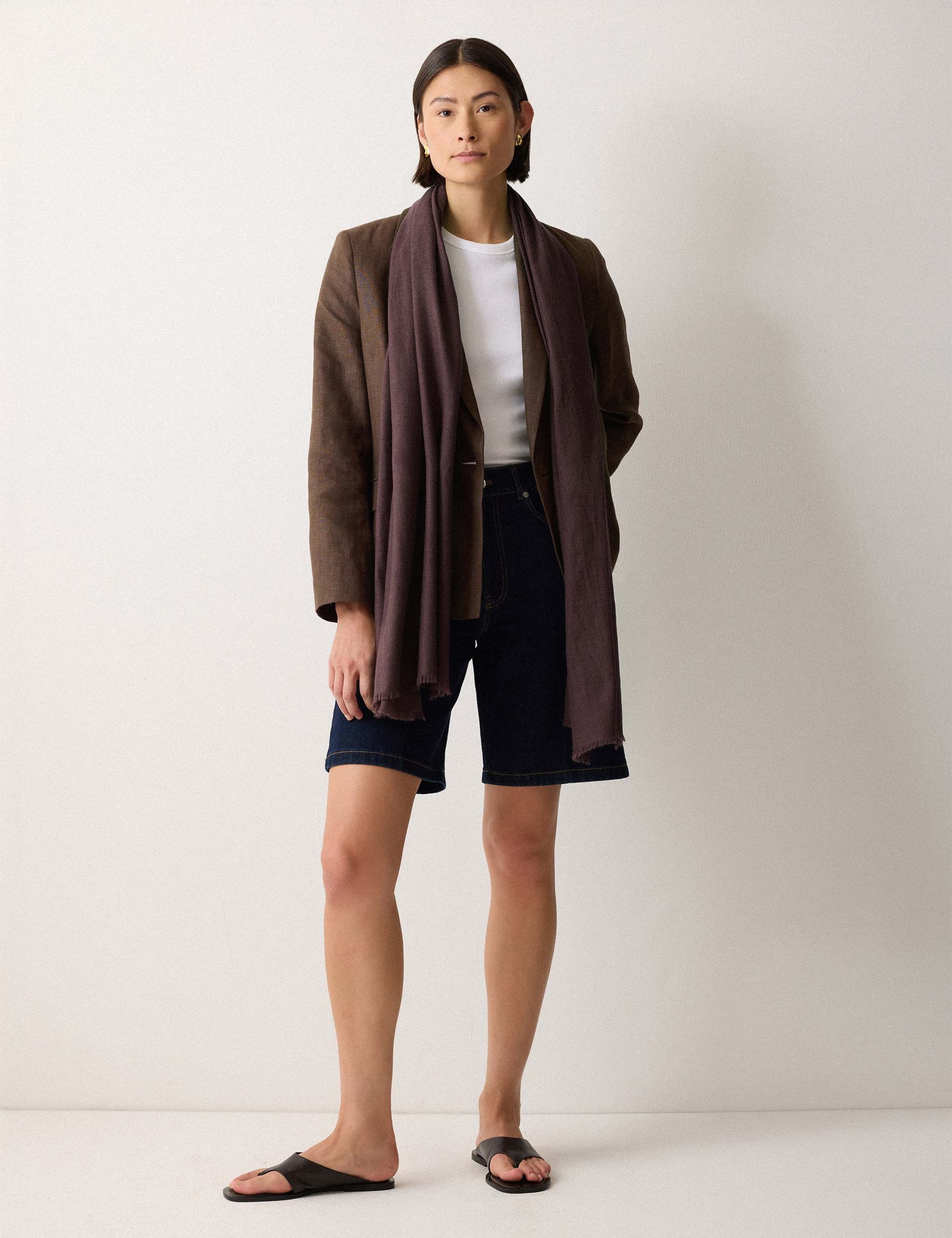 Wool Rich Scarf with Silk 5 of 5