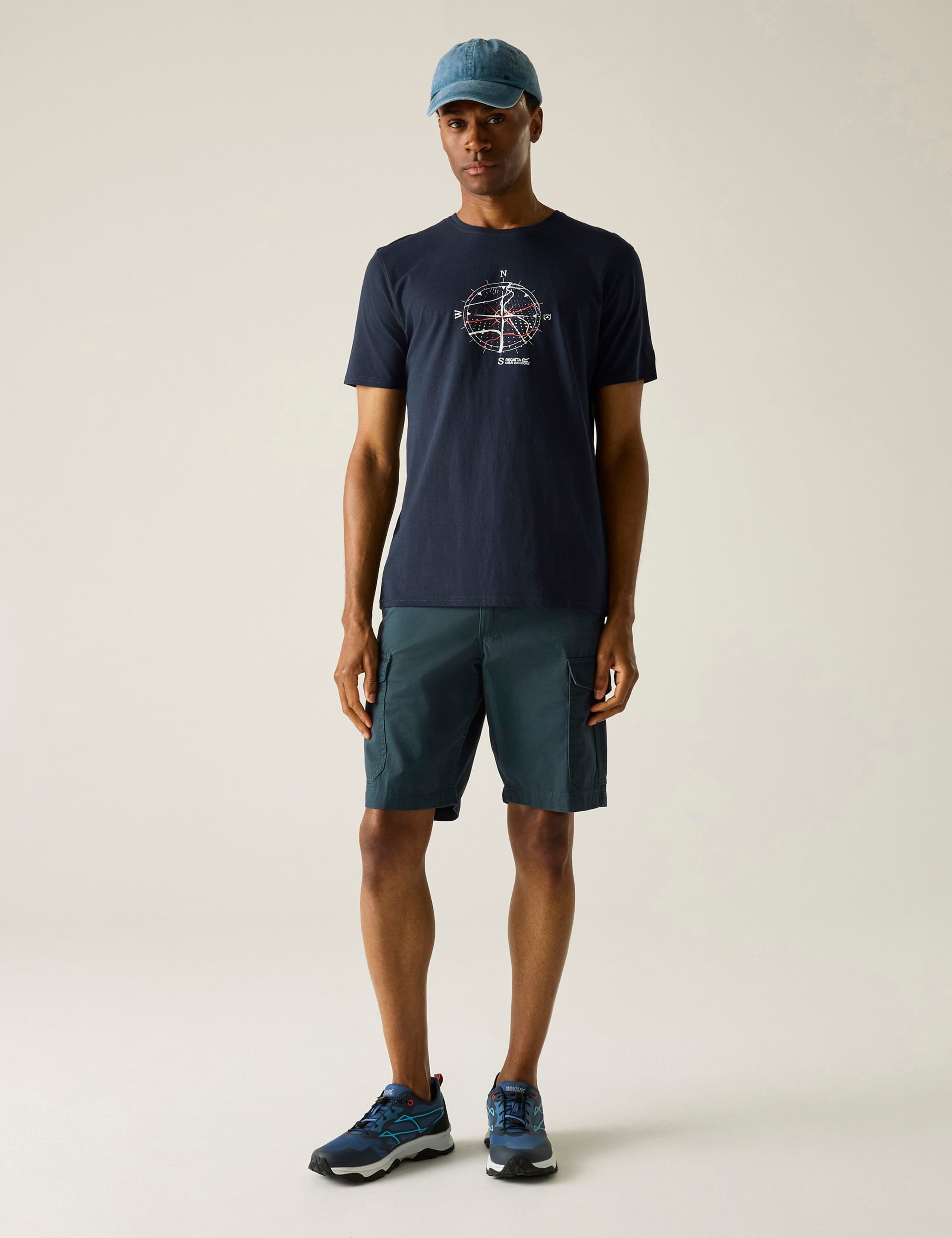 Cline IX Cotton Rich Compass Graphic T-Shirt 3 of 5