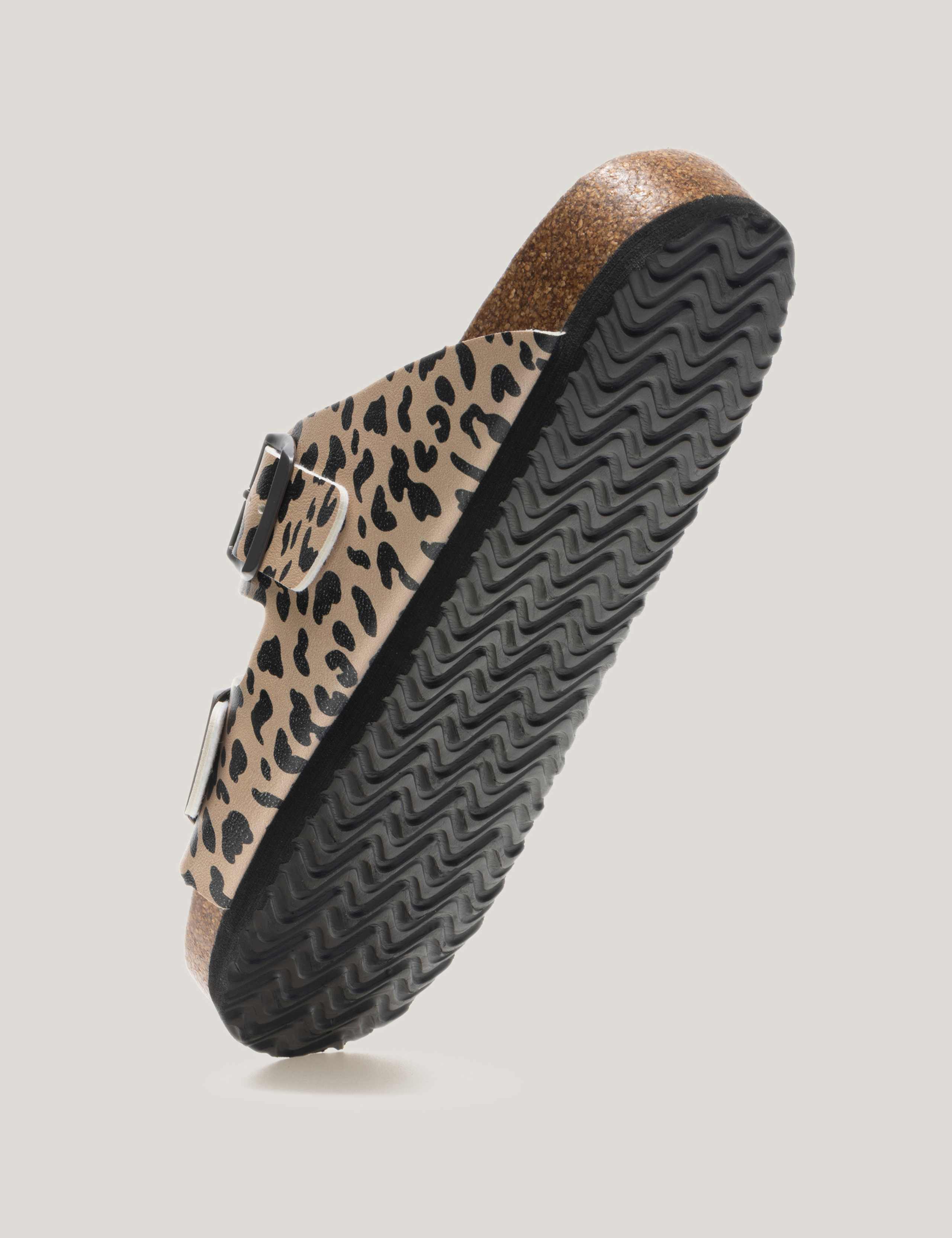 Mia Leopard Double Buckle Footbed Sandals 10 of 13