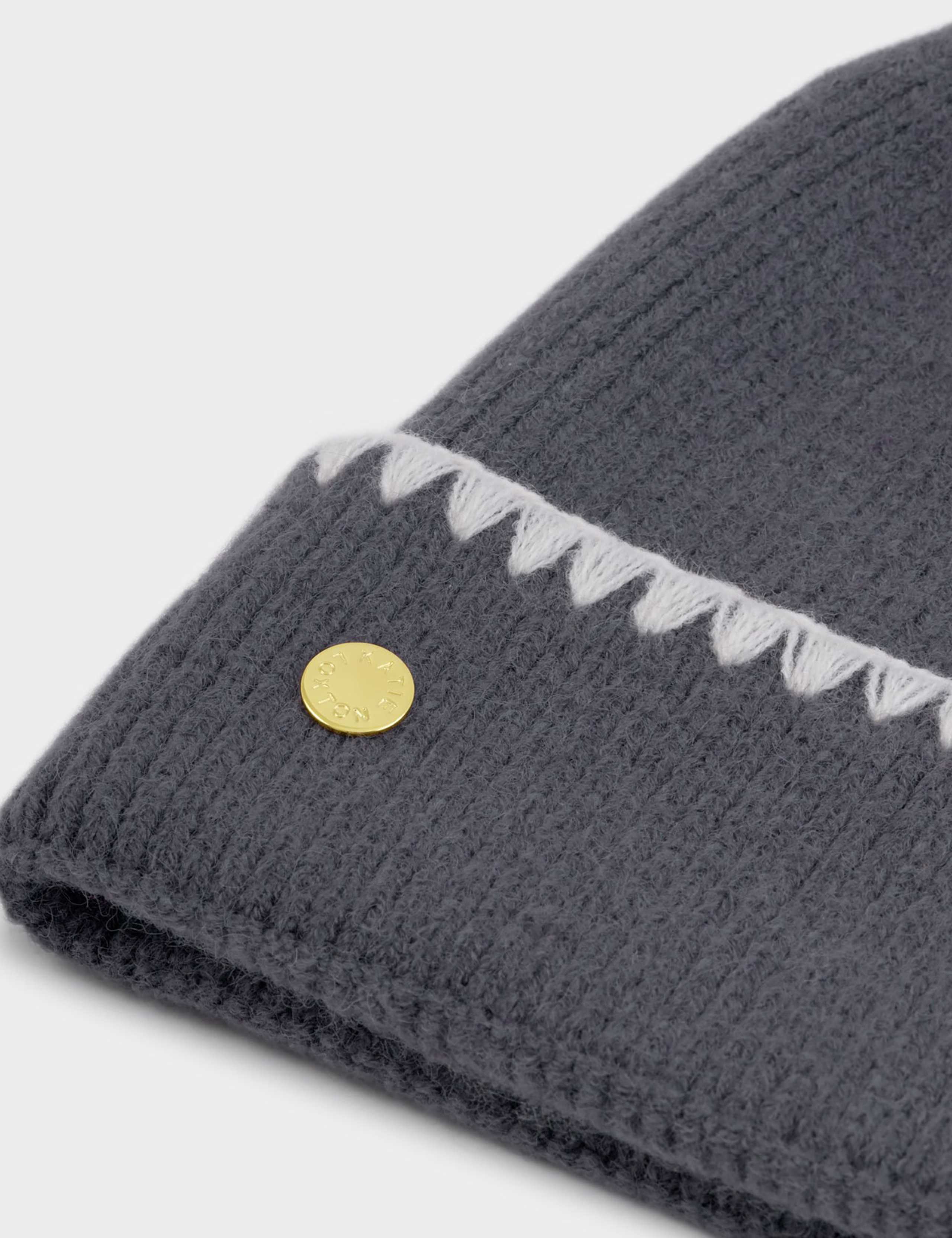 Knitted Beanie Hat 2 of 5