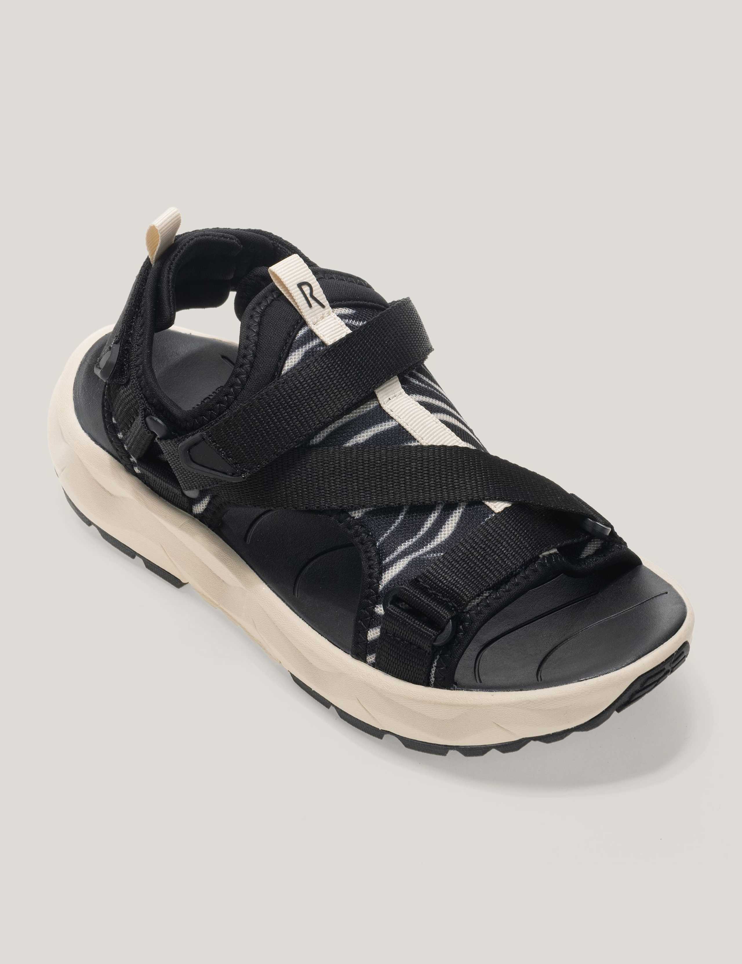 Lito Animal Print Riptape Flatform Sandals 2 of 9