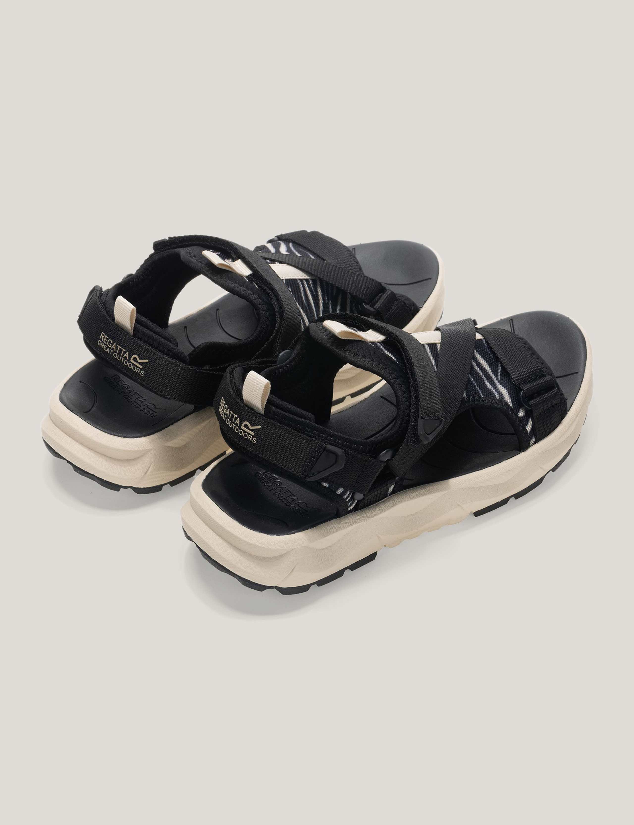 Lito Animal Print Riptape Flatform Sandals 5 of 9