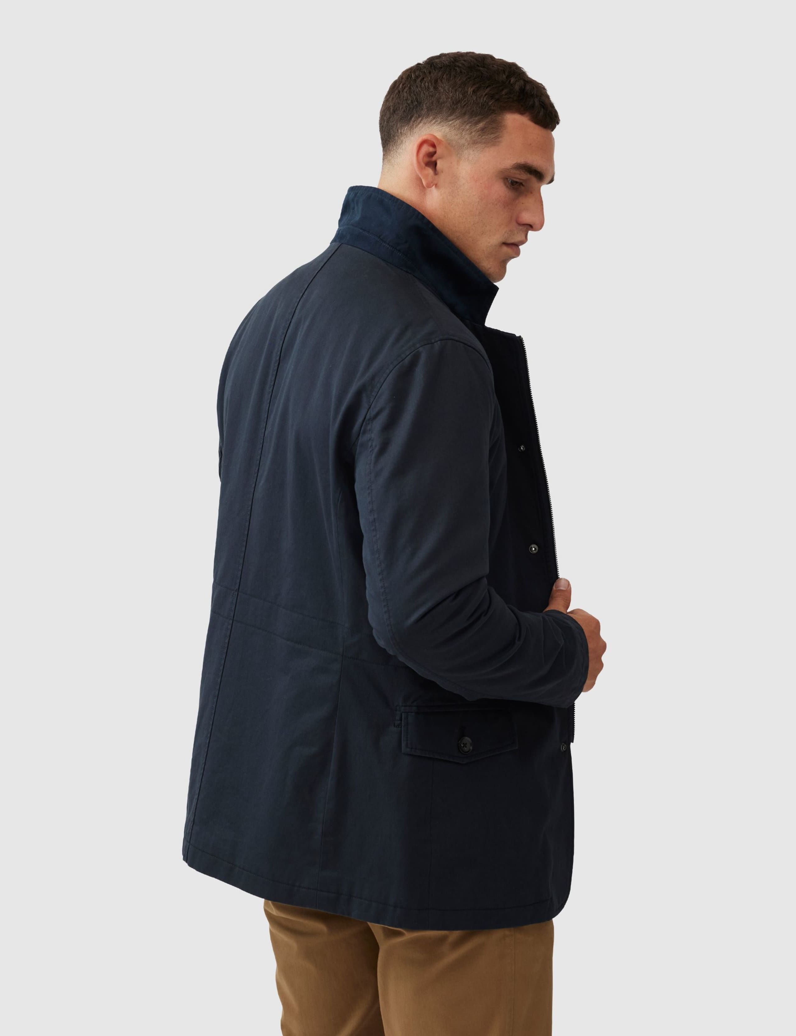 Winscombe Pure Cotton Harrington Jacket 4 of 5