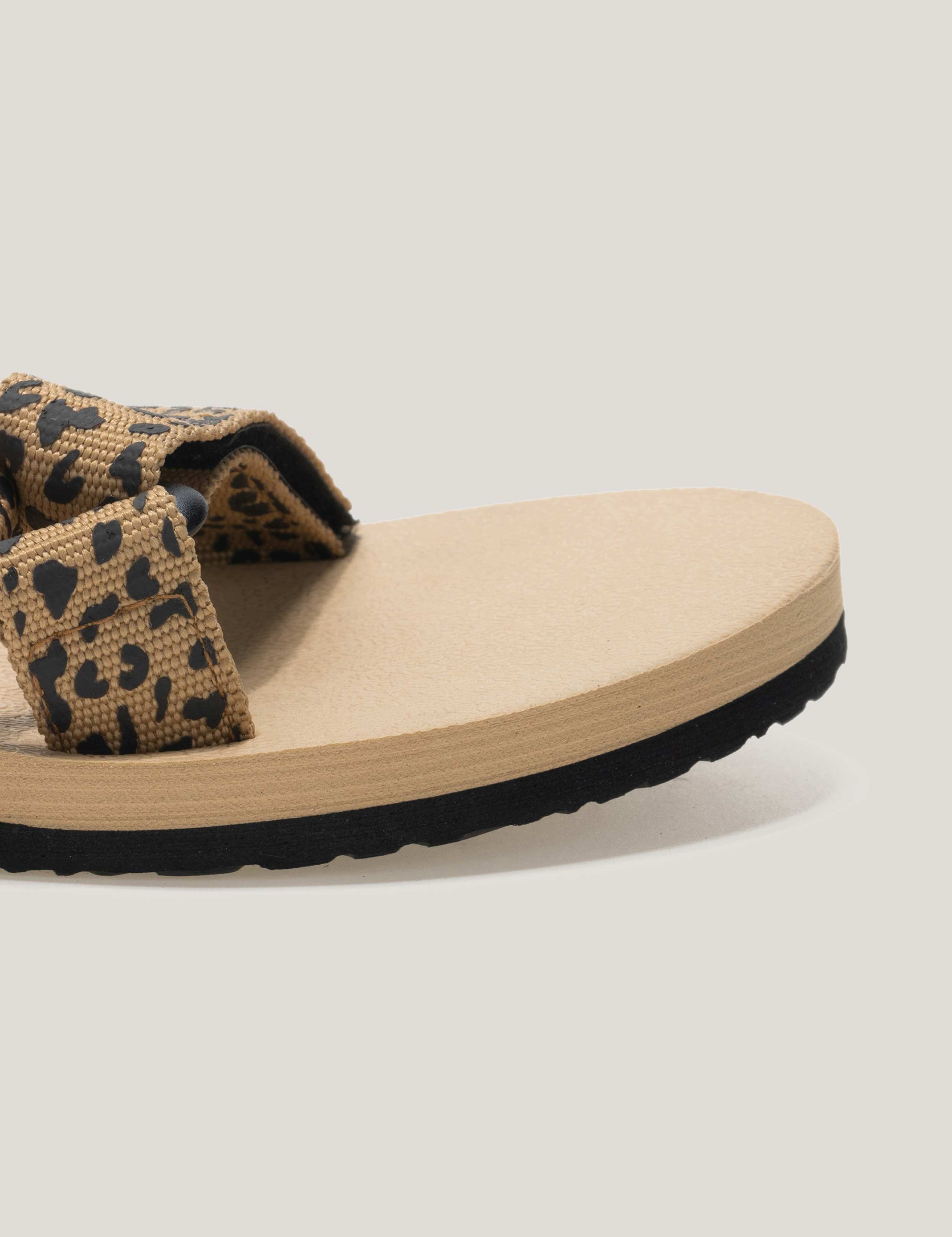 Lady Vendeavour Leopard Riptape Sandals 12 of 13