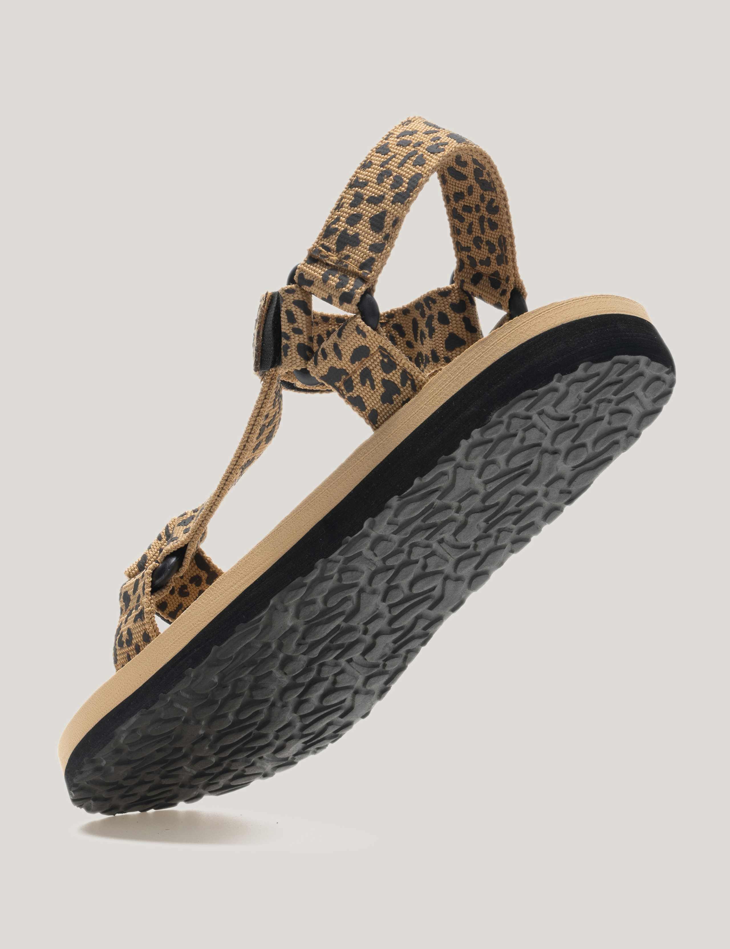 Lady Vendeavour Leopard Riptape Sandals 10 of 13