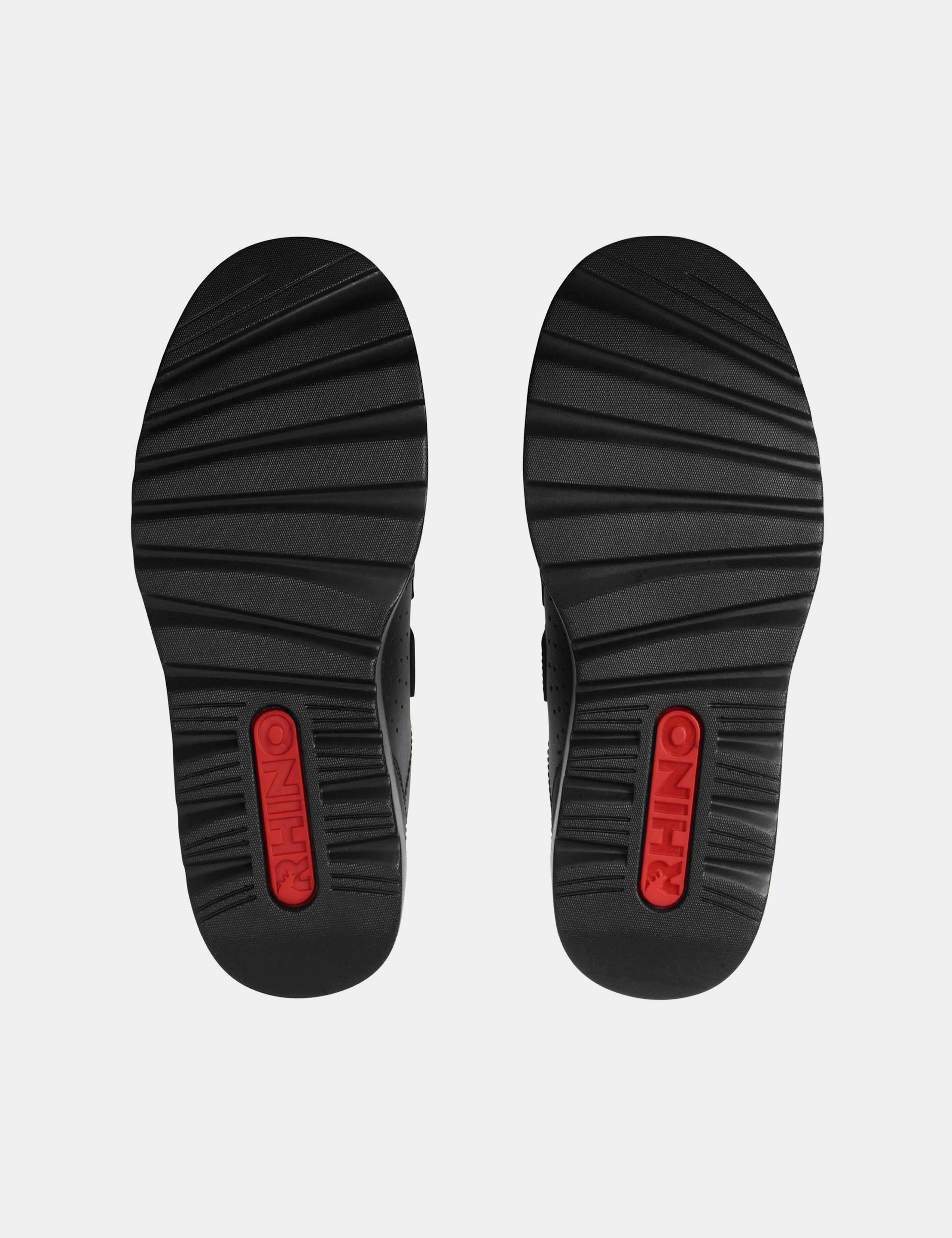 Kids' Leather Riptape School Shoes (2 Large - 9½ Large) 3 of 5