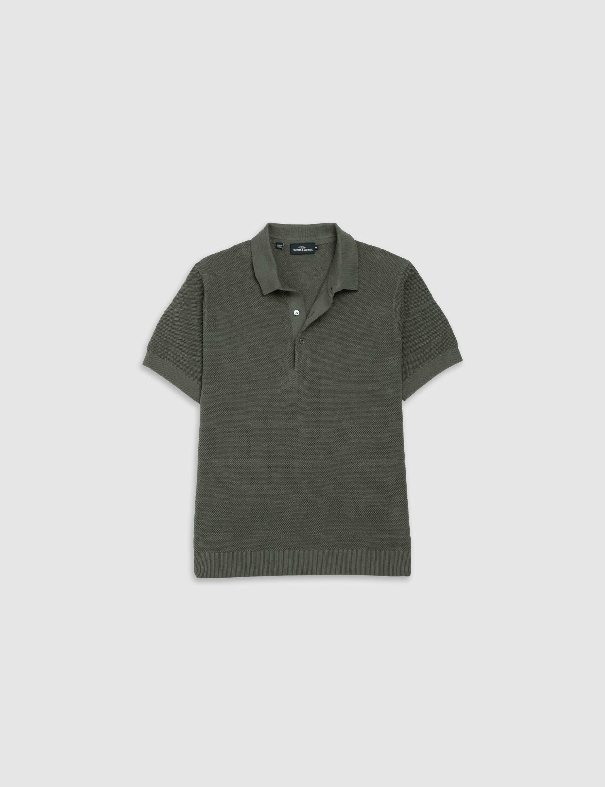 Masons Pure Cotton Flat Knitted Polo Shirt 2 of 6