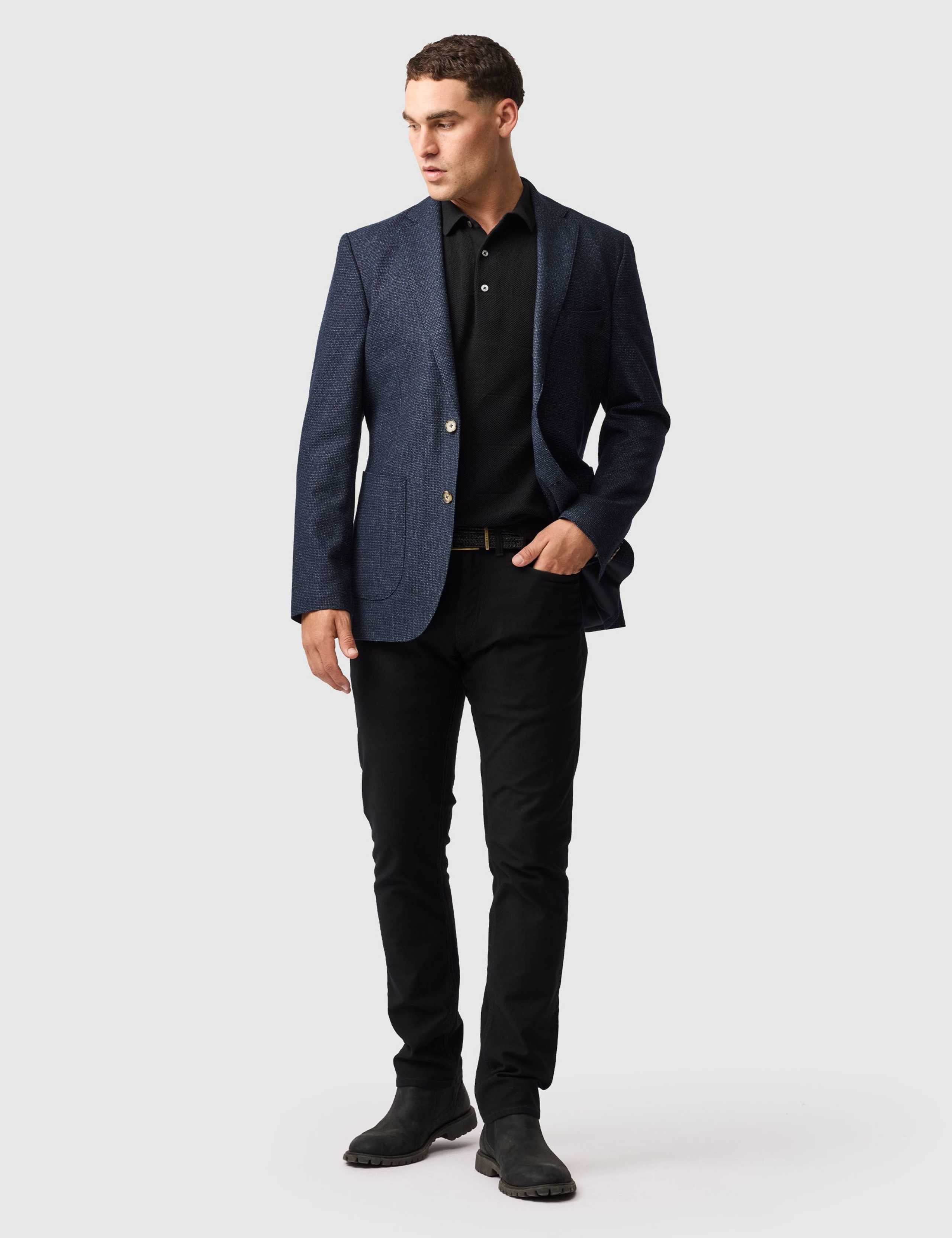 Masons Pure Cotton Flat Knitted Polo Shirt 2 of 4