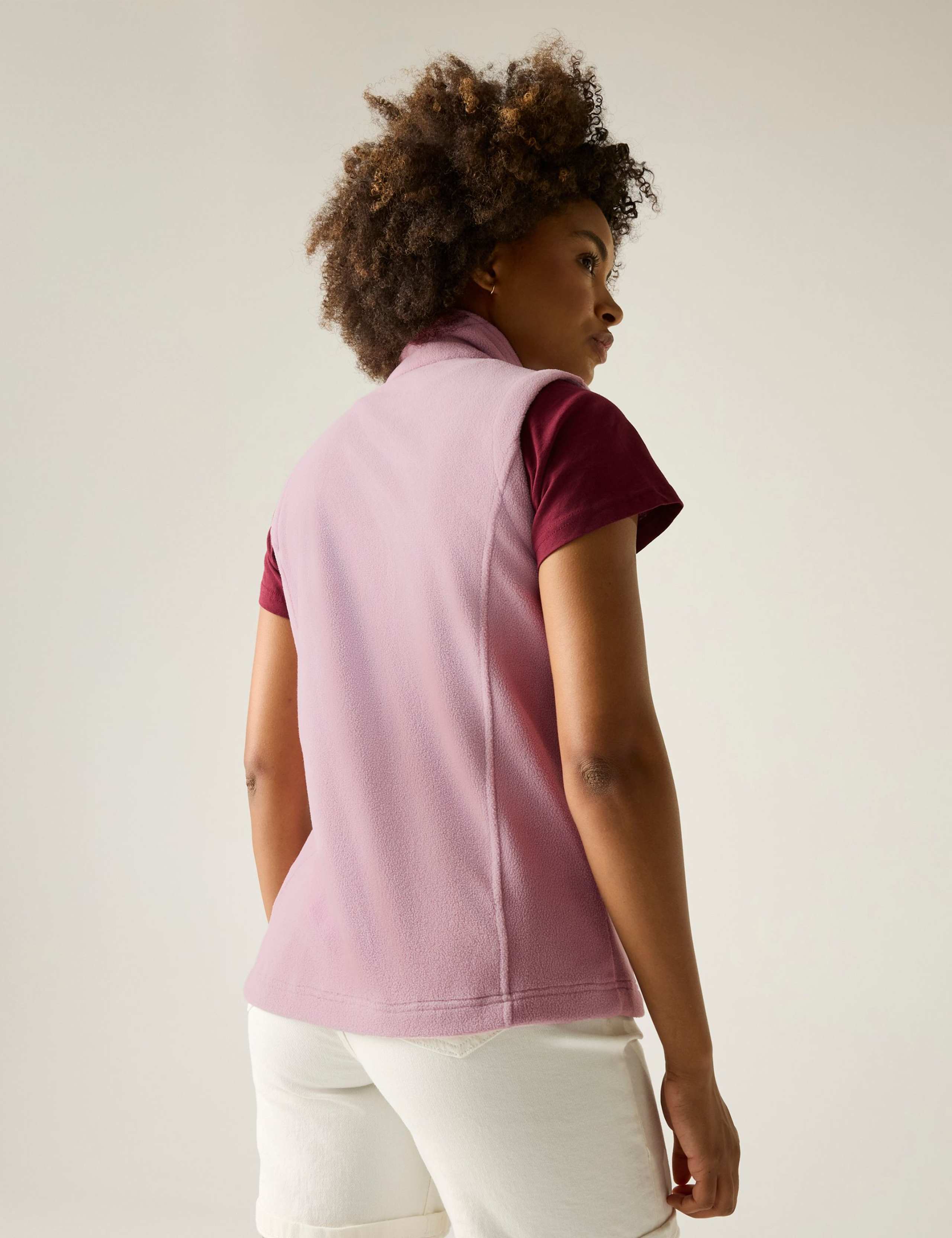 Sweetness II Zip Up Funnel Neck Fleece Gilet 4 of 5