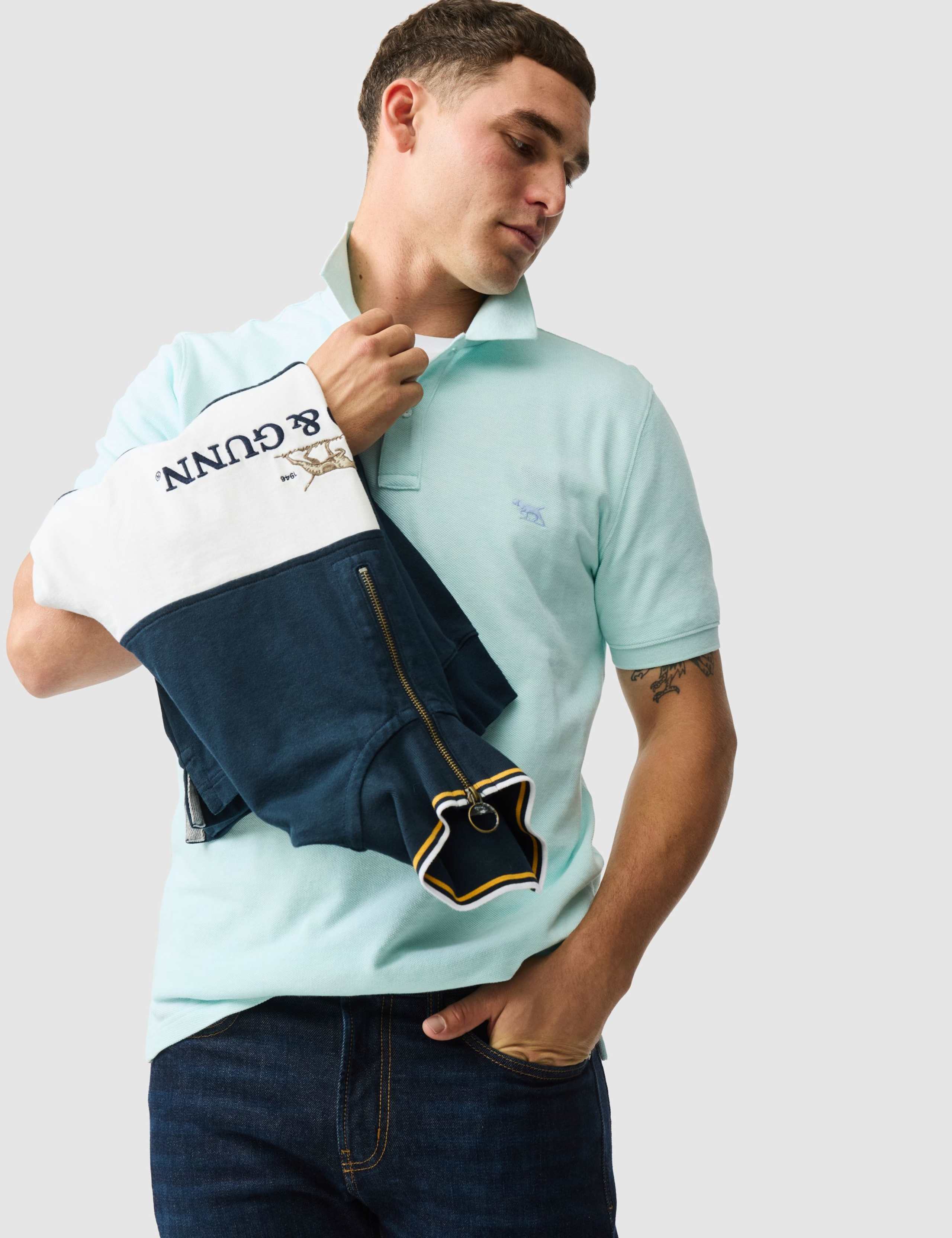 Gunn Slim Fit Pure Cotton Polo Shirt 4 of 6