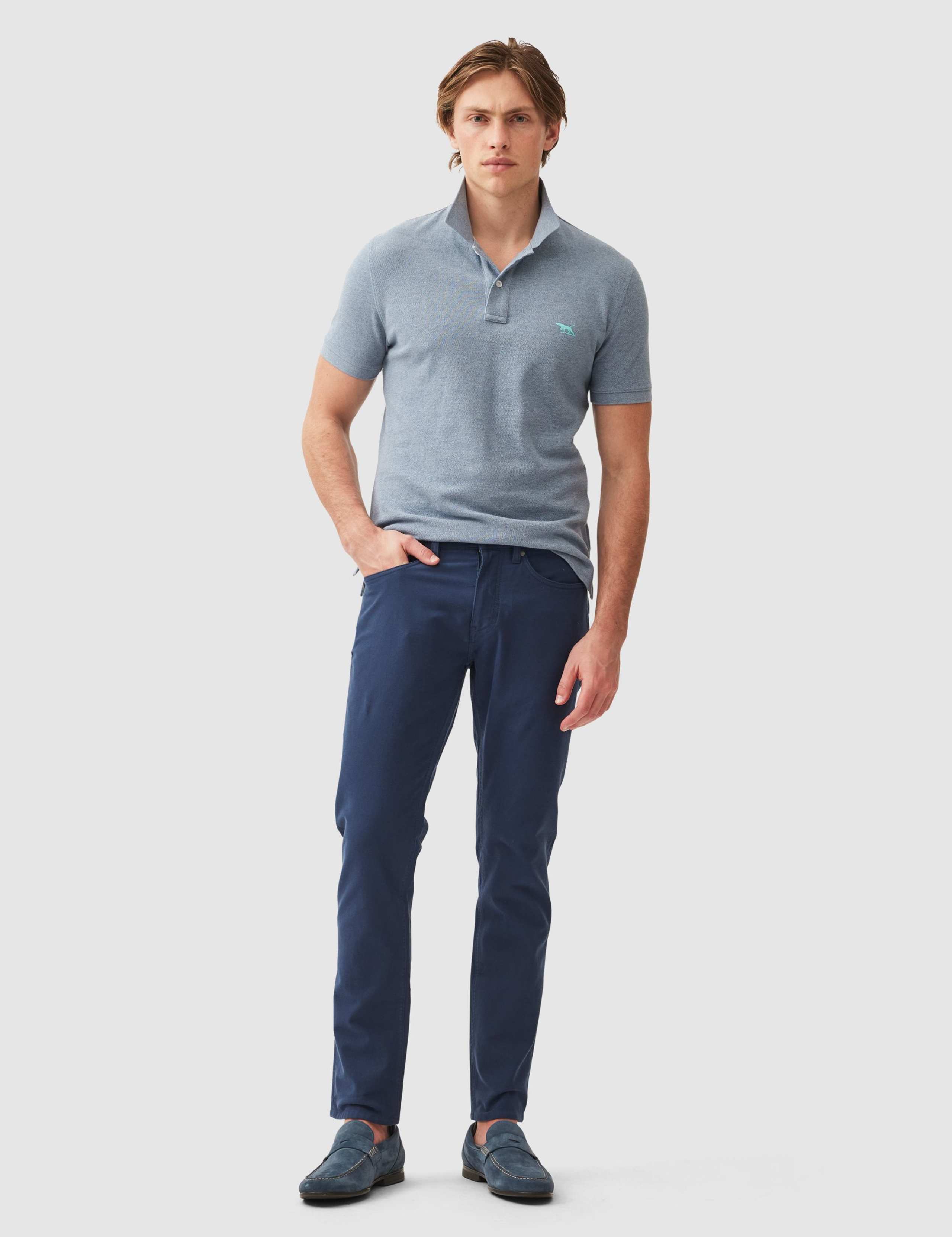 Gunn Slim Fit Pure Cotton Polo Shirt 3 of 5
