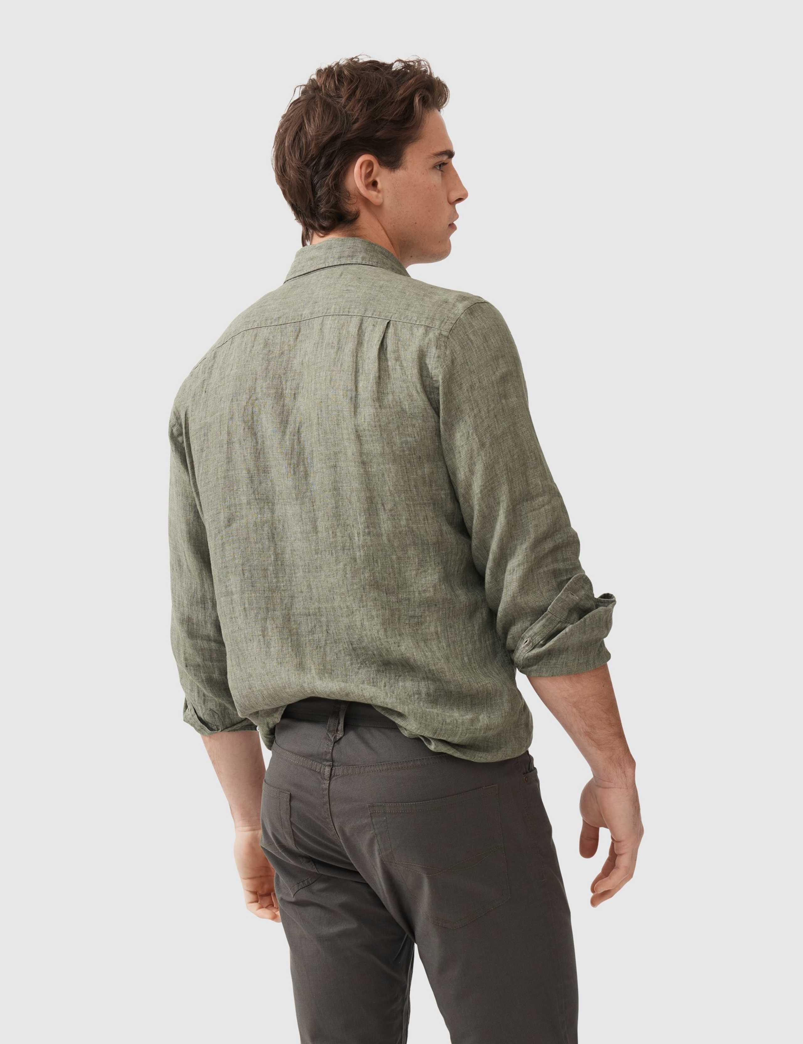 Coromandel Slim Fit Pure Linen Shirt 4 of 5