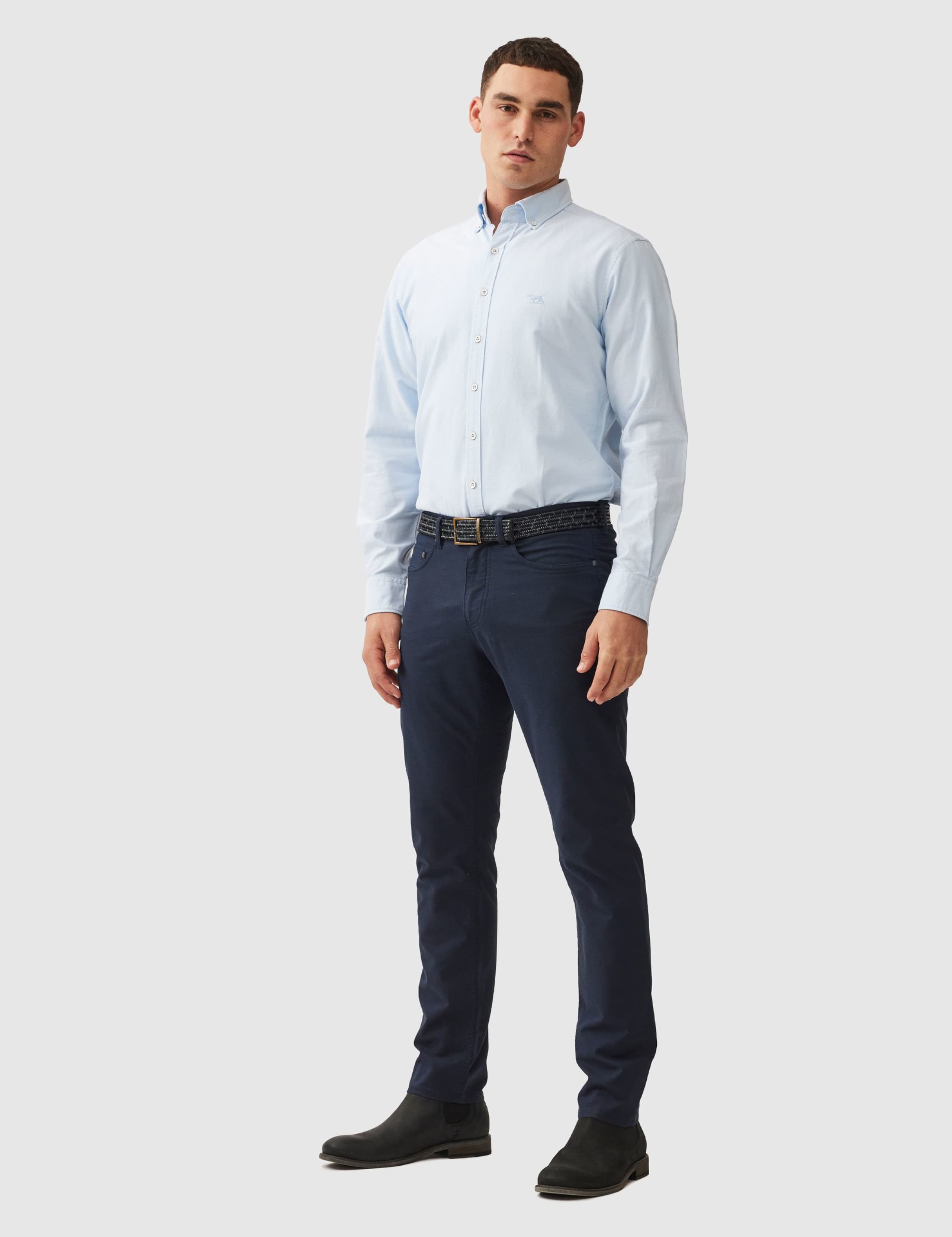 Gunn Slim Fit Pure Cotton Oxford Shirt 3 of 5