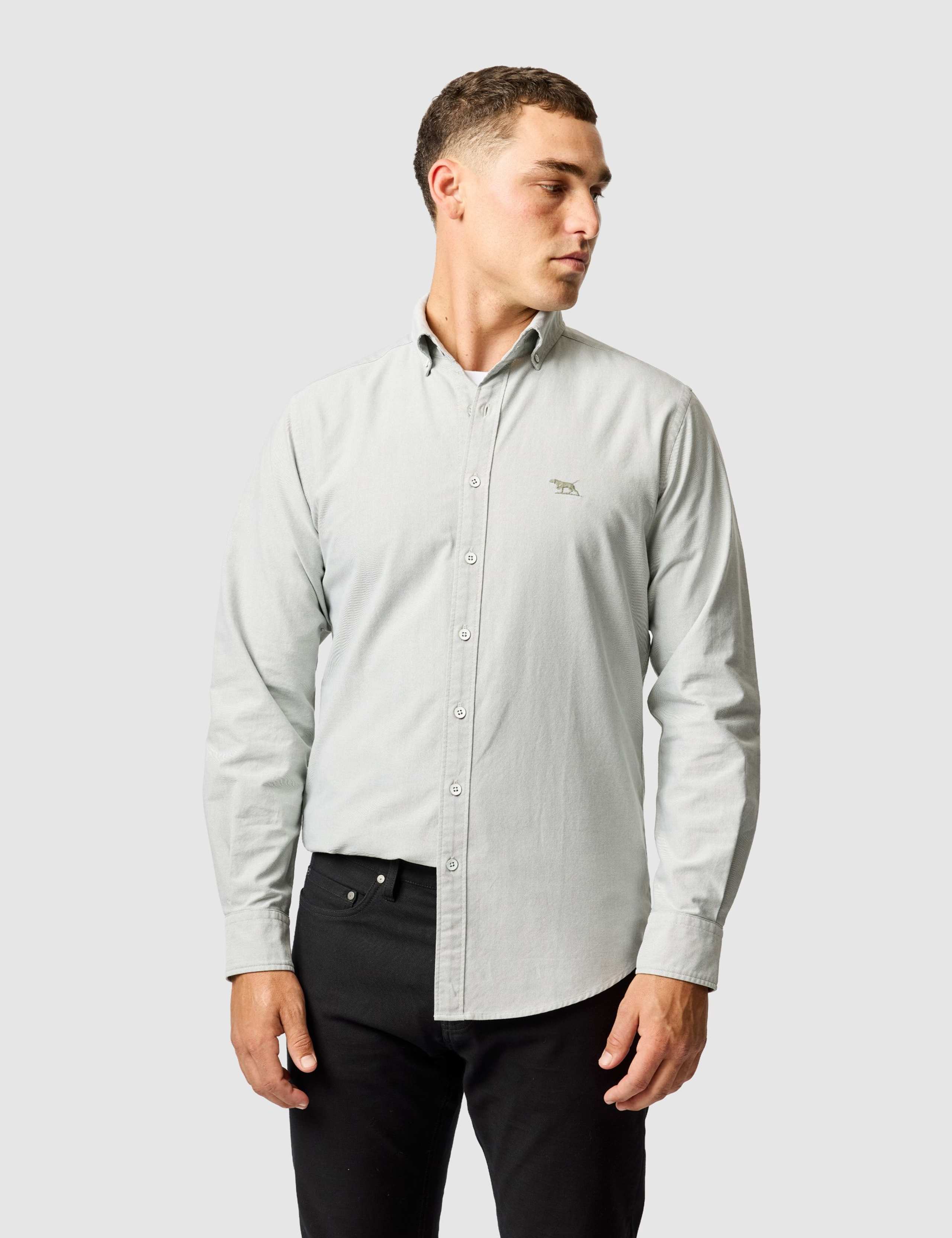 Gunn Slim Fit Pure Cotton Oxford Shirt 1 of 6
