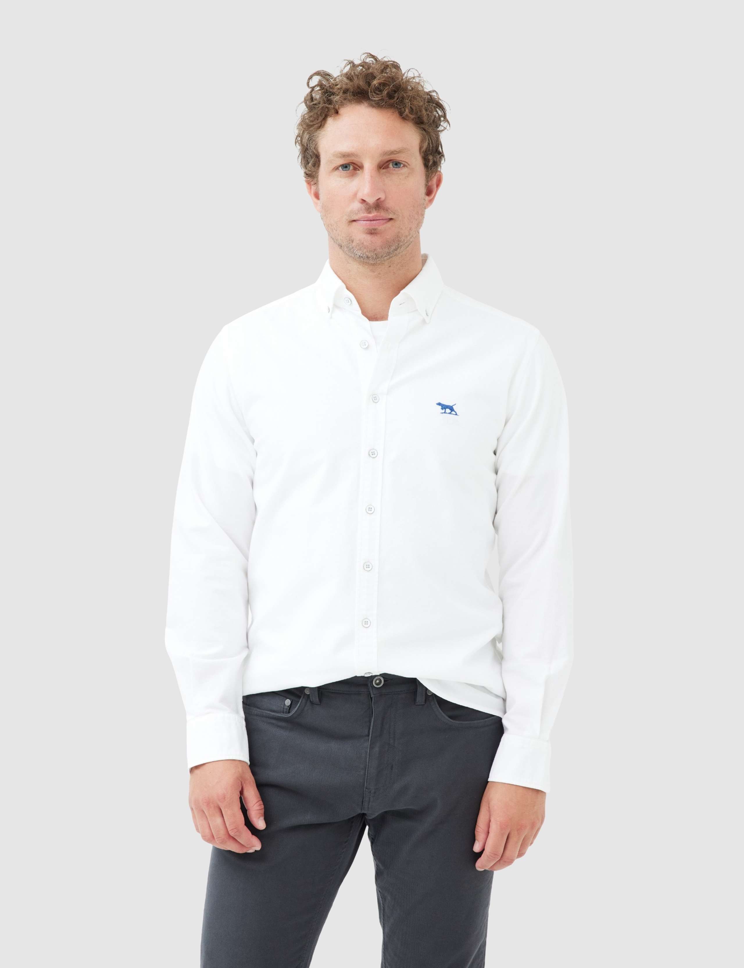 Gunn Slim Fit Pure Cotton Oxford Shirt 1 of 5
