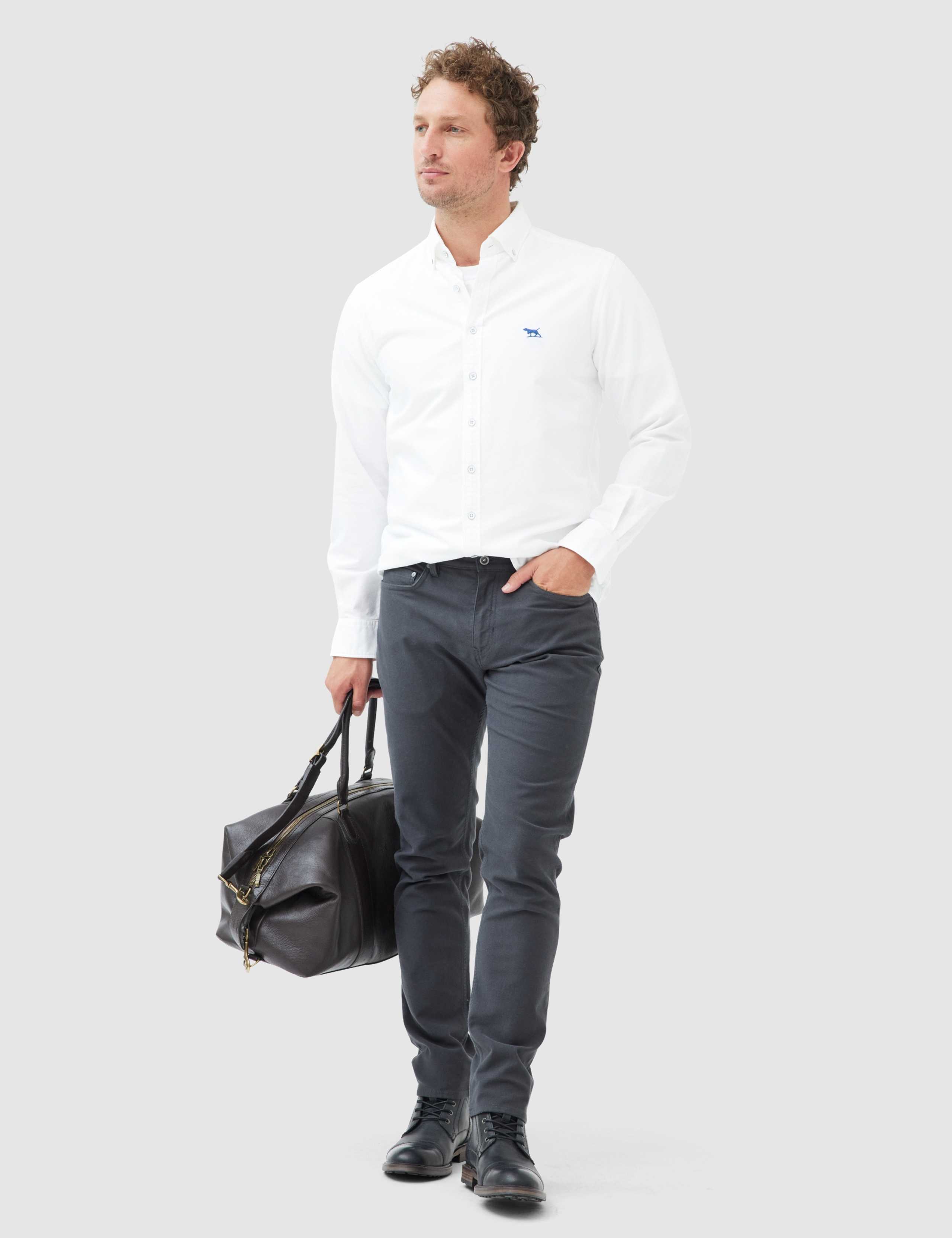 Gunn Slim Fit Pure Cotton Oxford Shirt 2 of 5