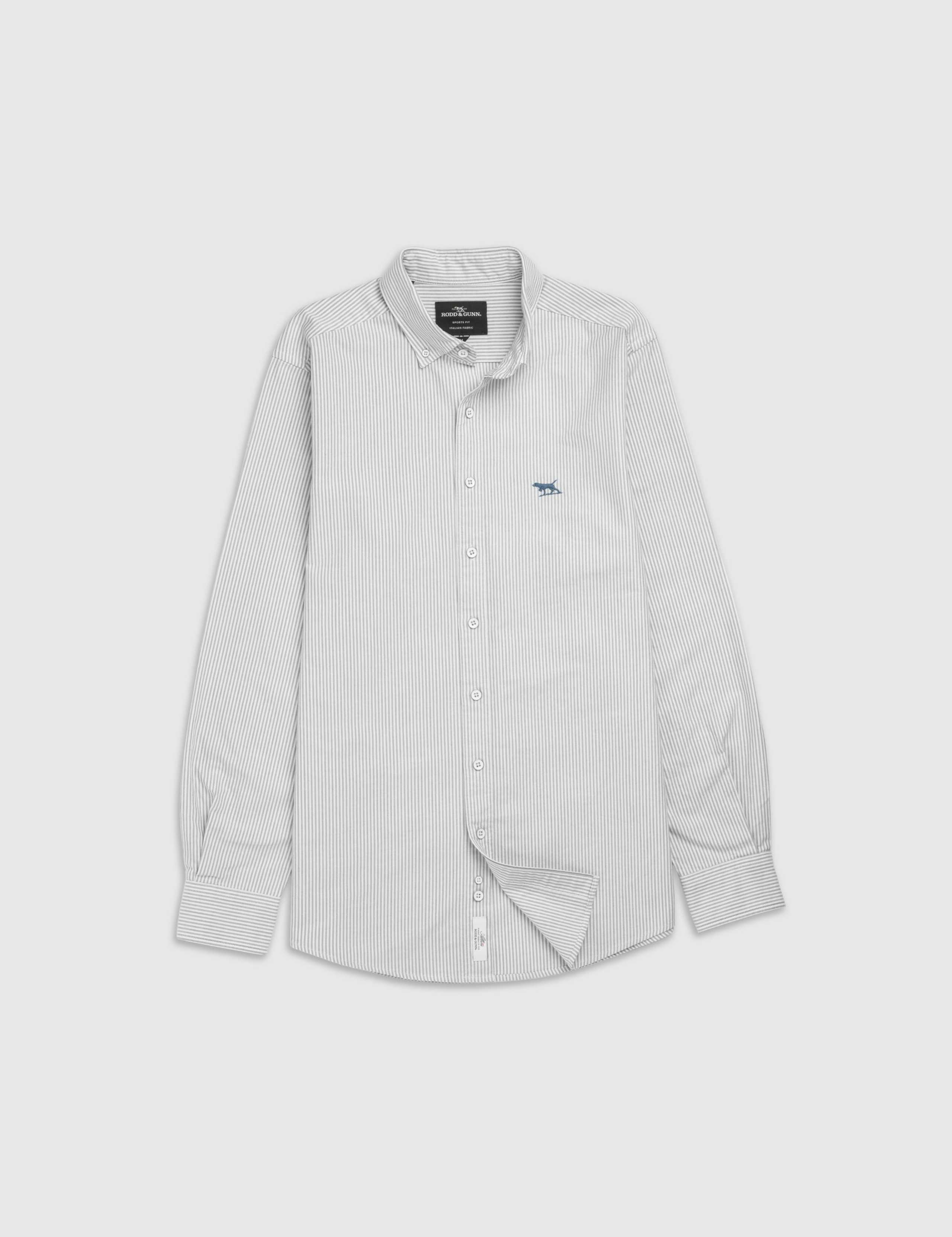 Gunn Slim Fit Pure Cotton Striped Oxford Shirt 2 of 5