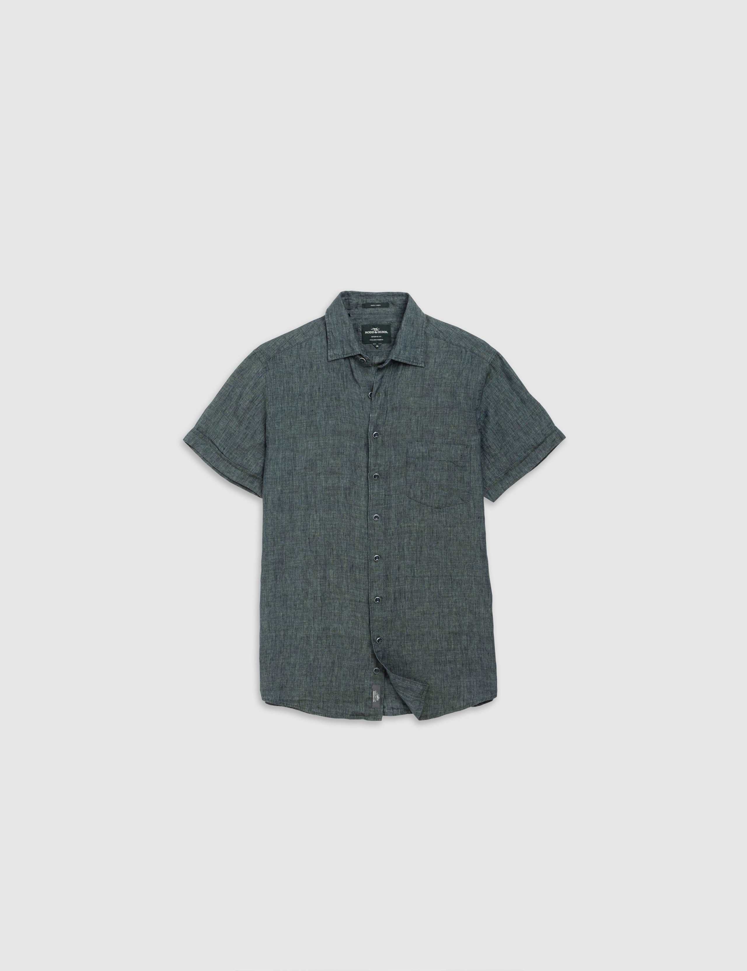 Palm Beach Slim Fit Pure Linen Shirt 2 of 6