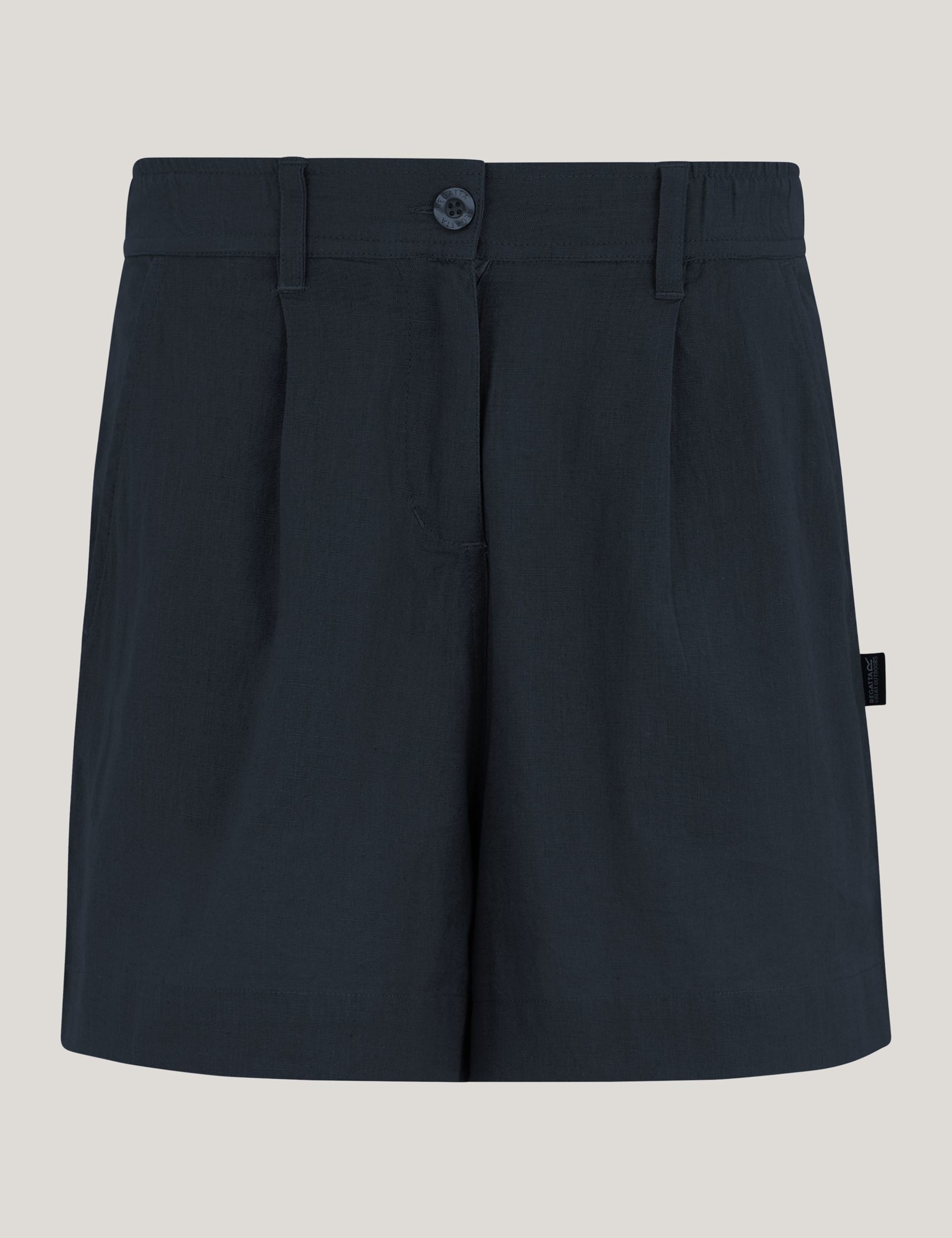 Sabelle Lyocell Blend Pleat Front Shorts 2 of 6