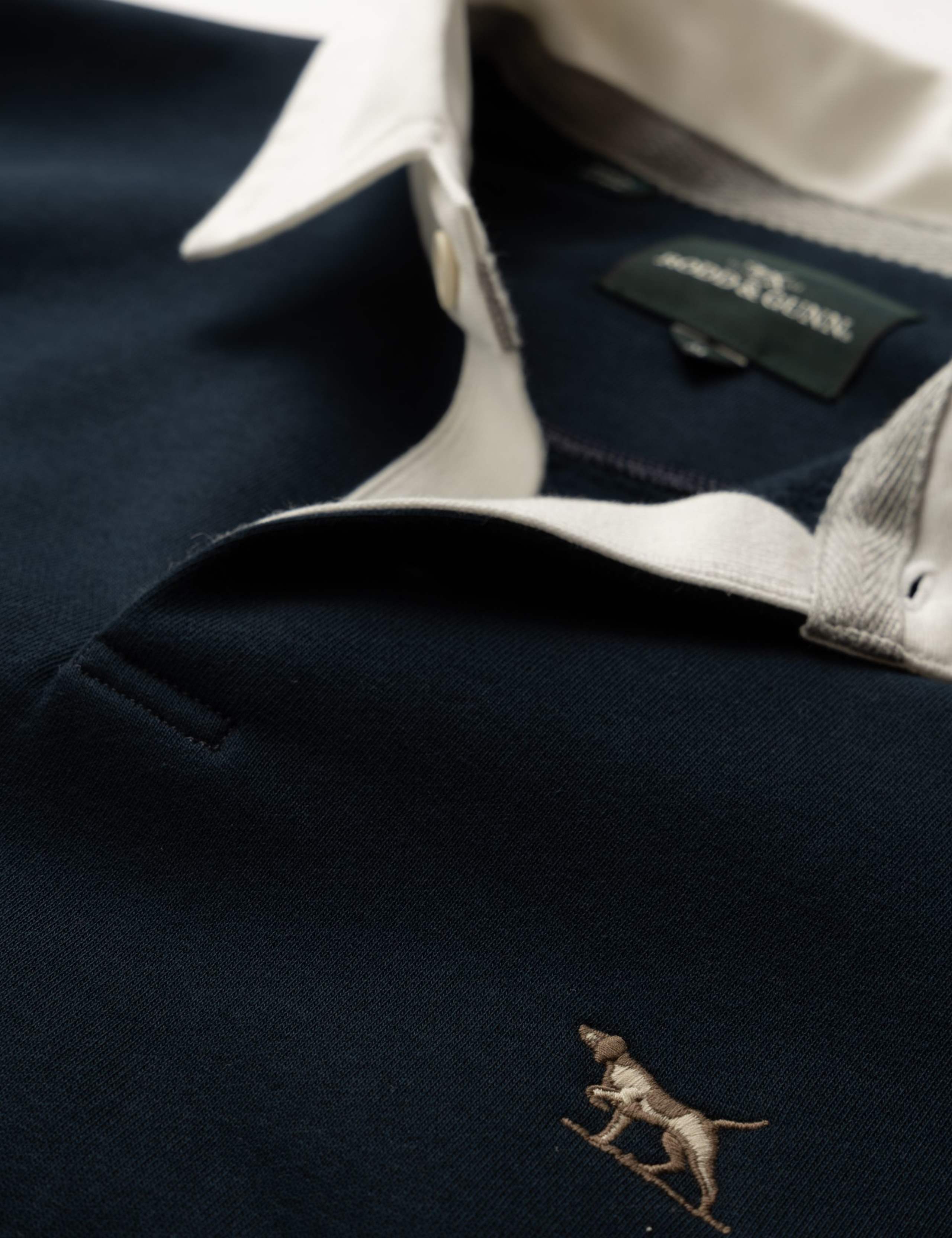 Otago Cotton Rich Rugby Collar Sweatshirt 6 of 6