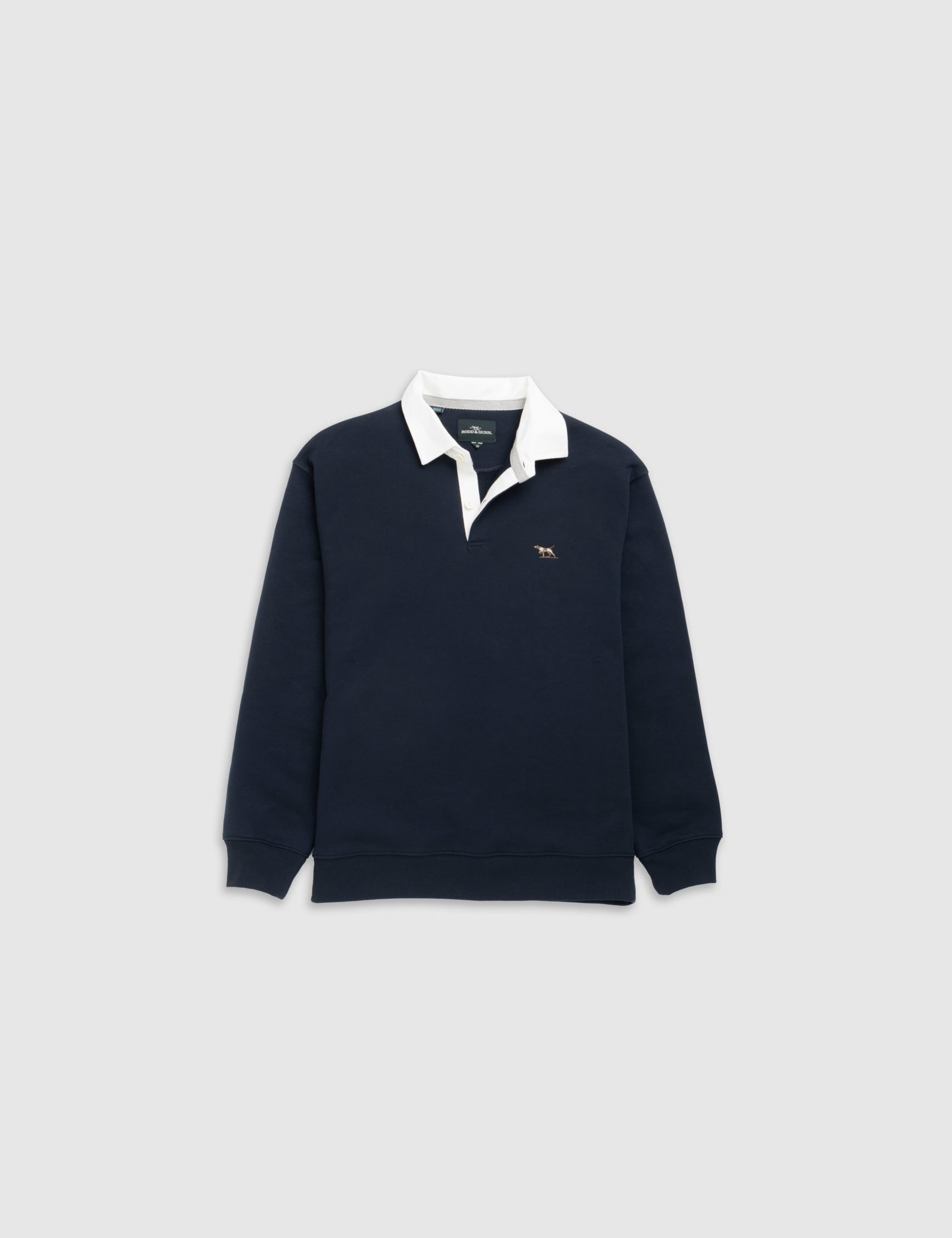 Otago Cotton Rich Rugby Collar Sweatshirt 2 of 6