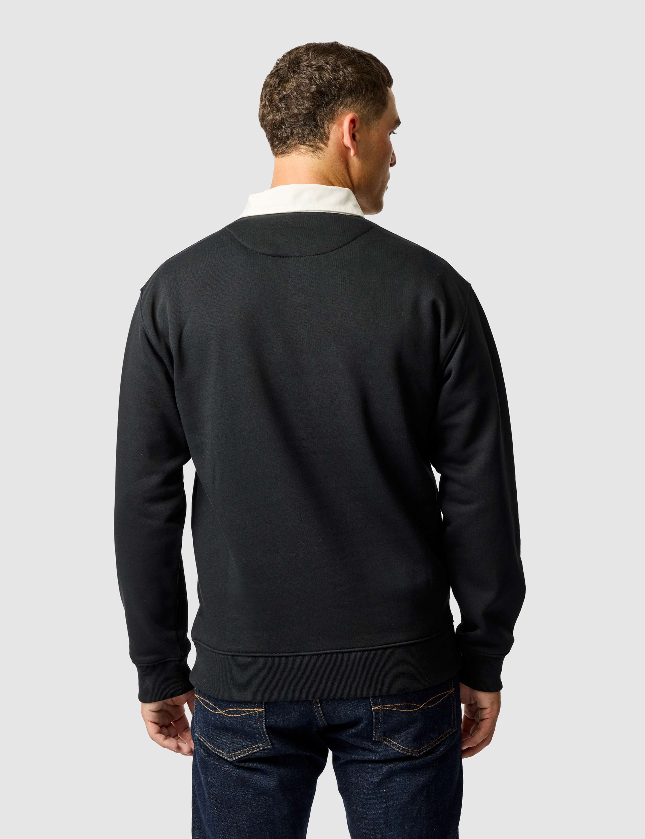 Otago Cotton Rich Rugby Collar Sweatshirt 3 of 6
