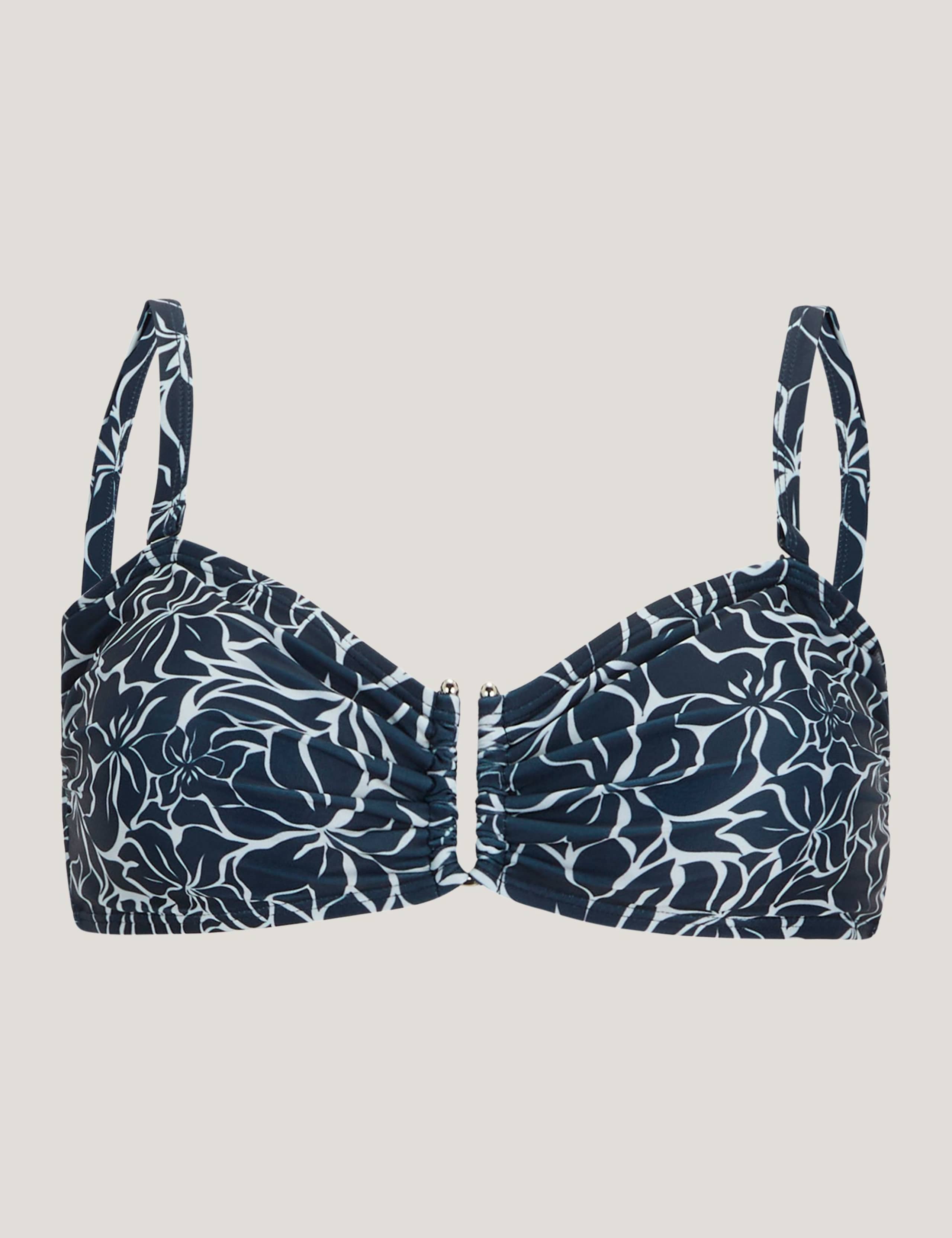 Aceana III Floral Padded U-Wire Bikini Top 2 of 7