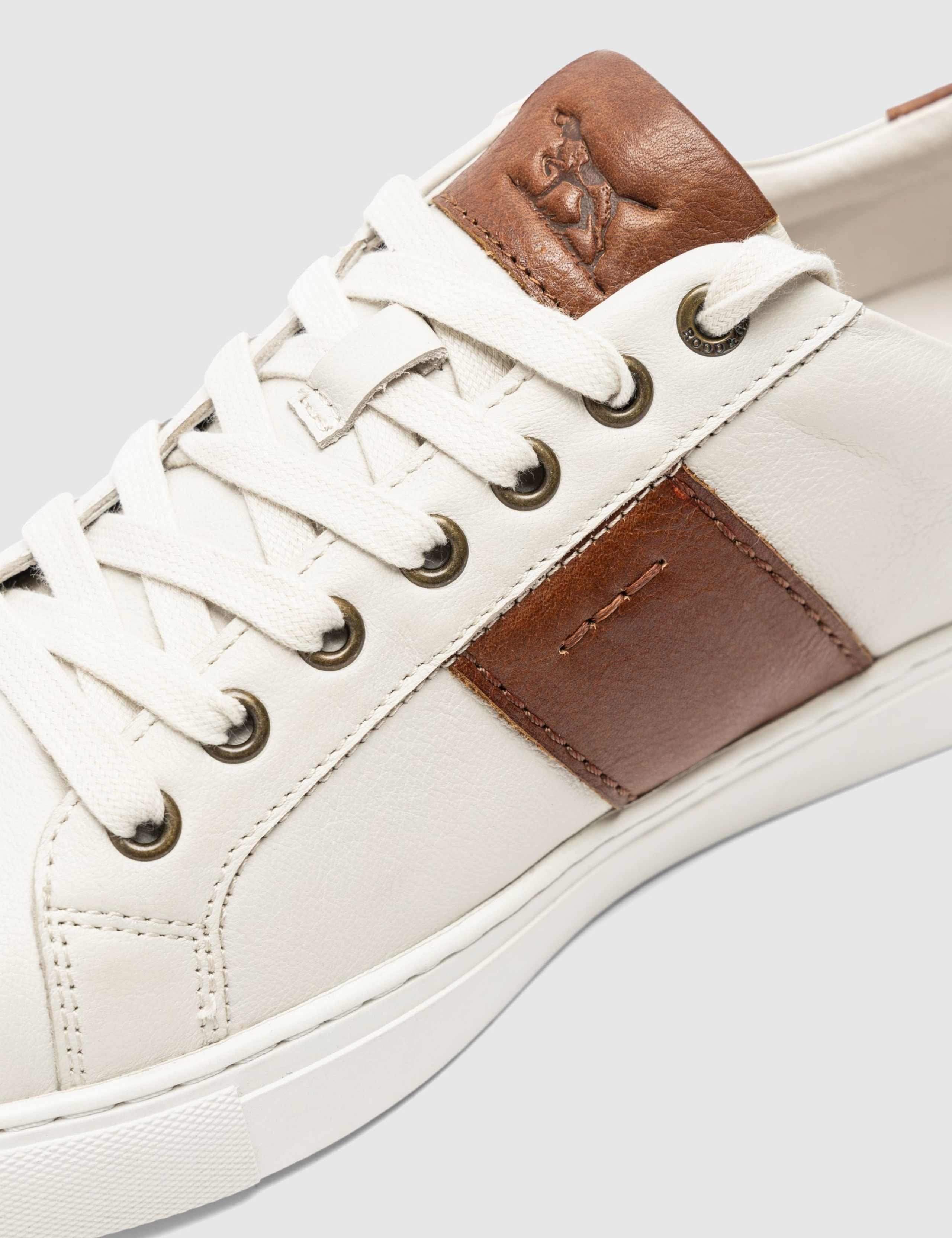 Leather Lace Up Trainers 6 of 10