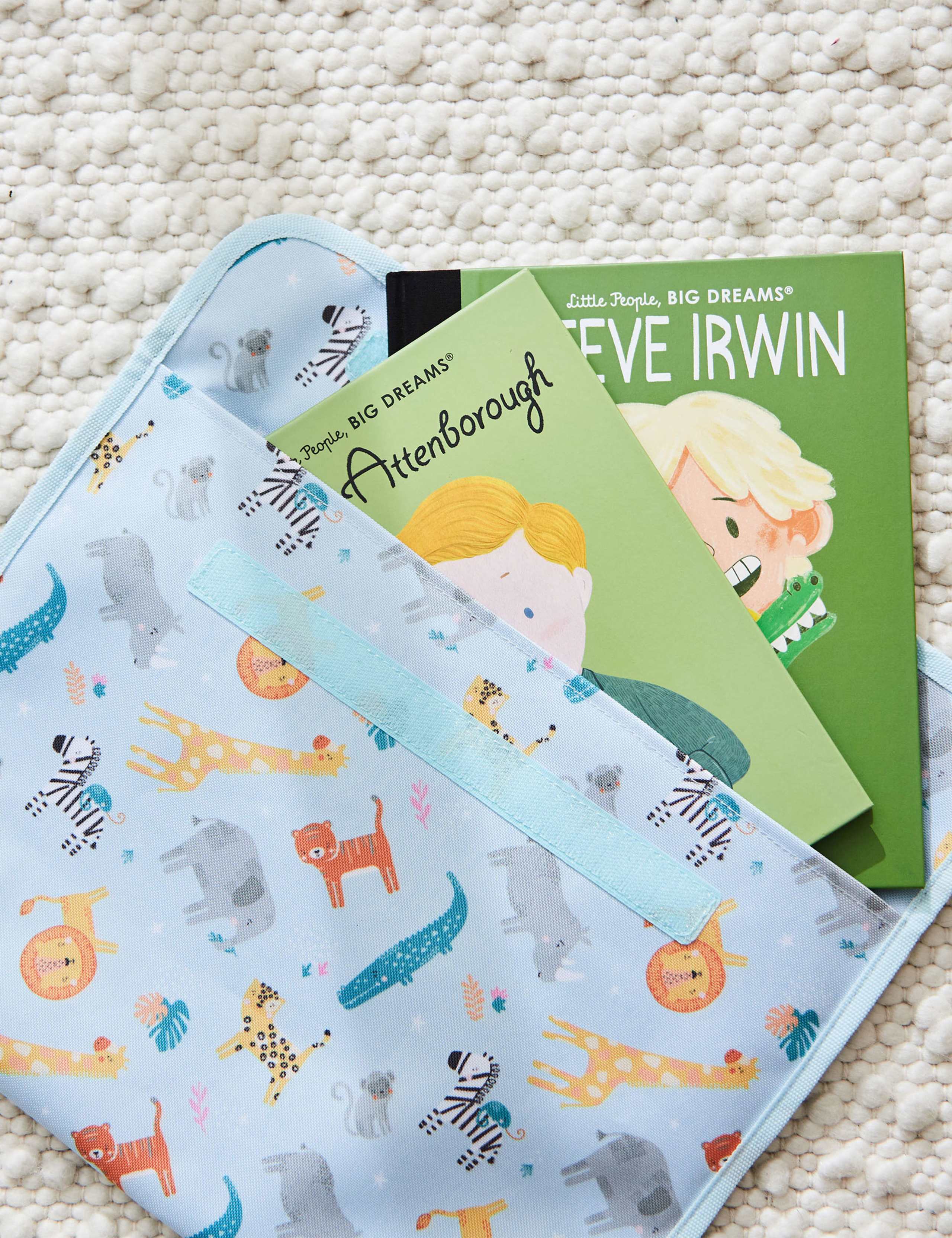 Personalised Safari Print Book Bag 2 of 4