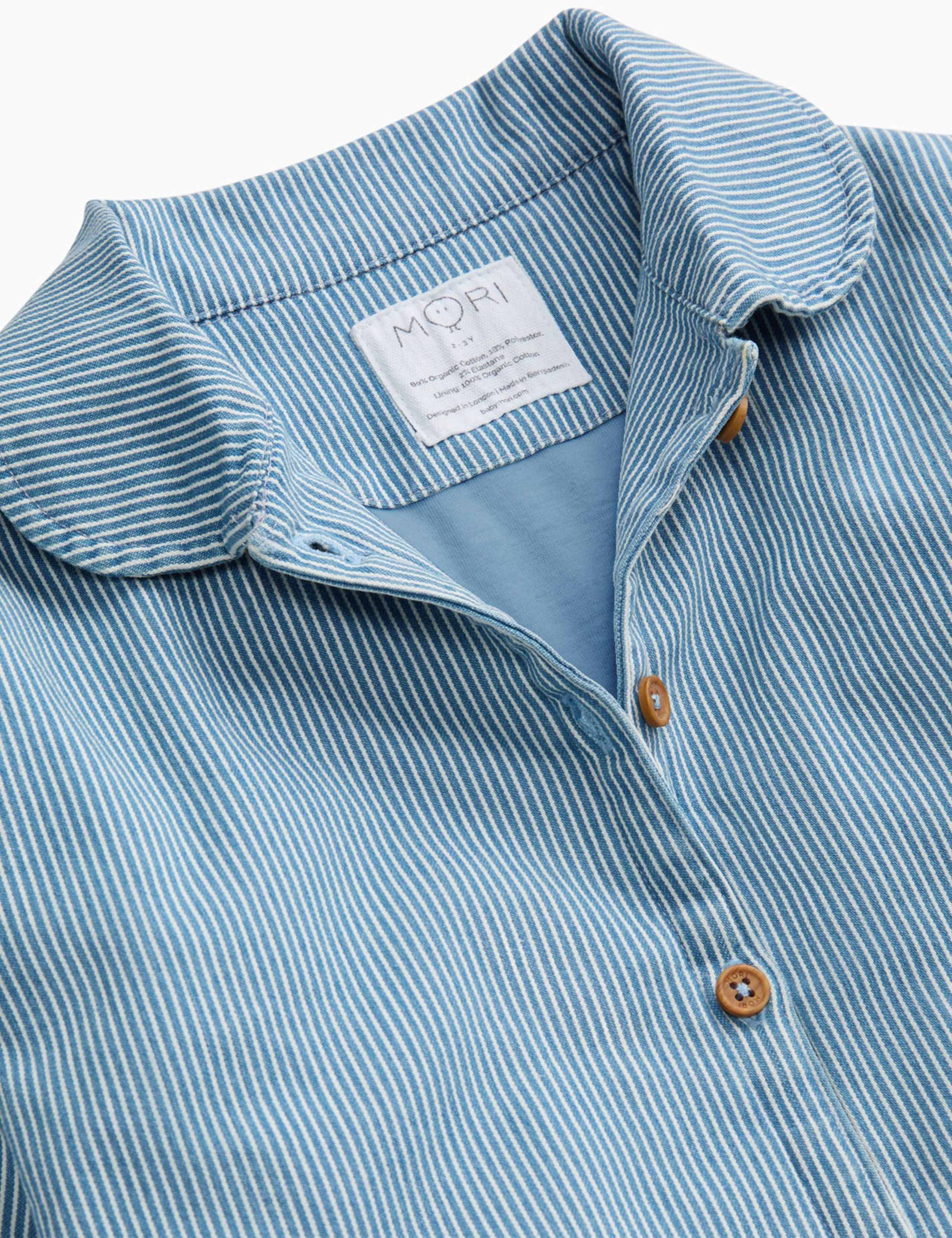 Denim Striped Quilted Jacket (3 Mths-6 Yrs) 3 of 4