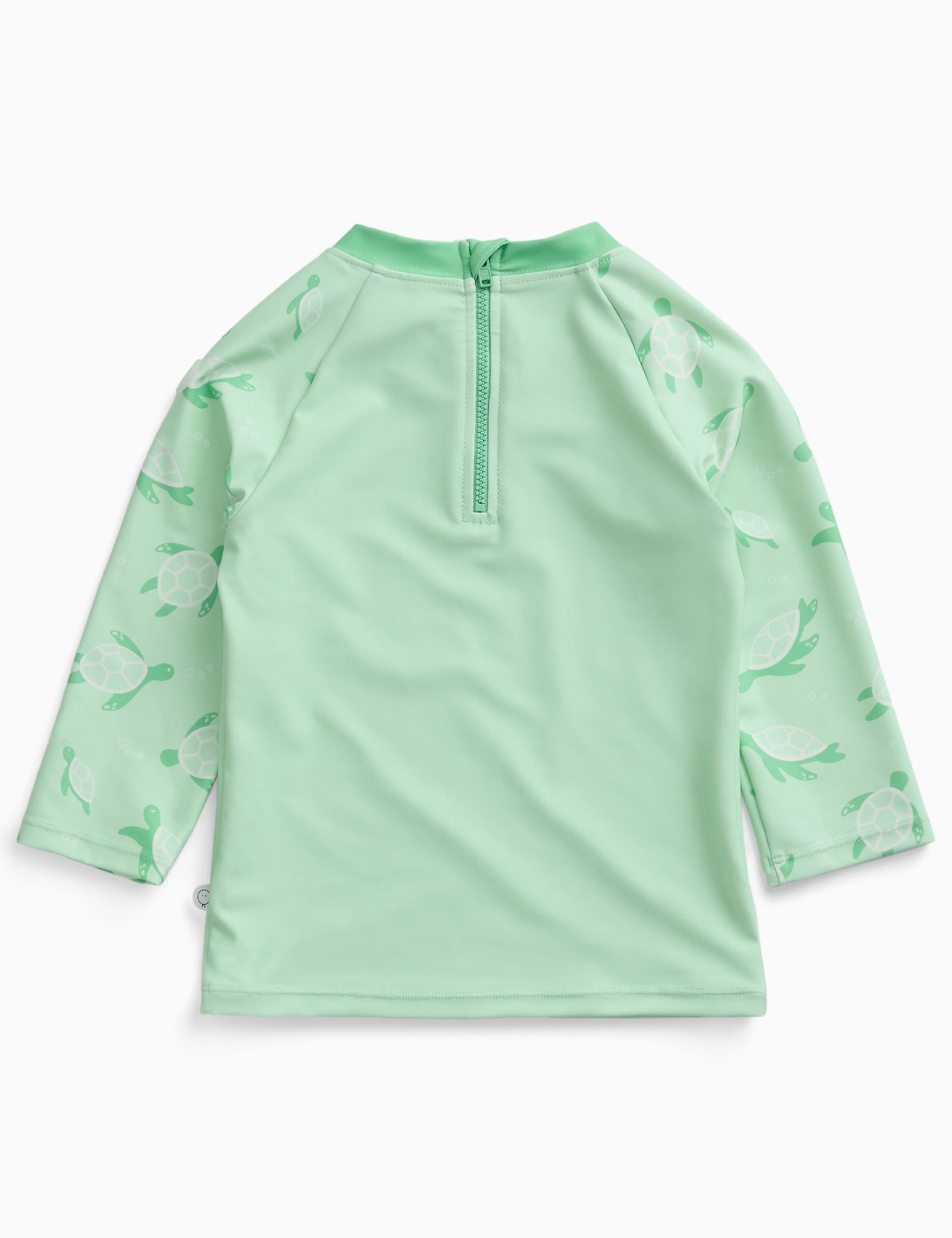 Turtle Long Sleeve Rash Vest (3 Mths-5 Yrs) 3 of 3