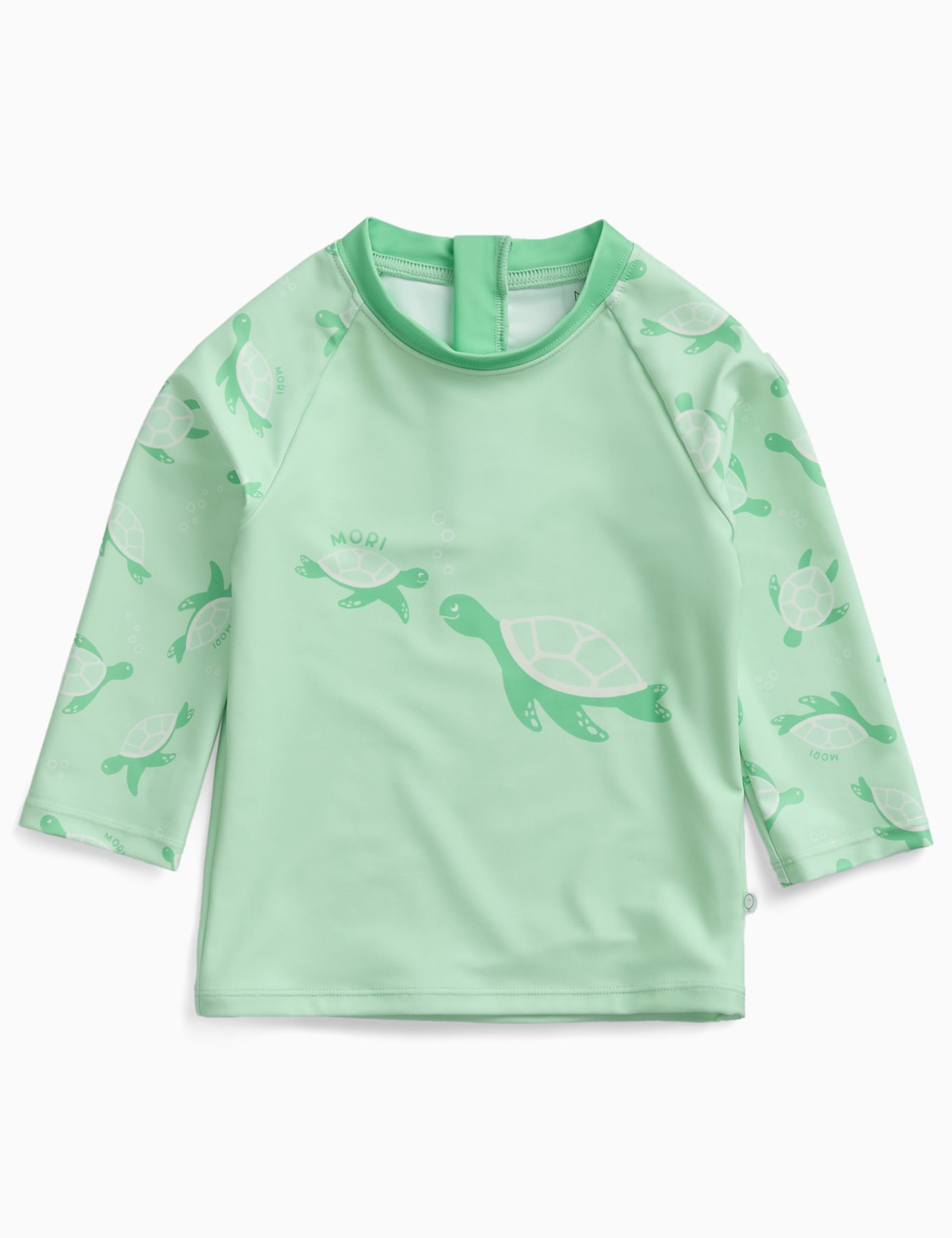 Turtle Long Sleeve Rash Vest (3 Months-5 Years) 2 of 3