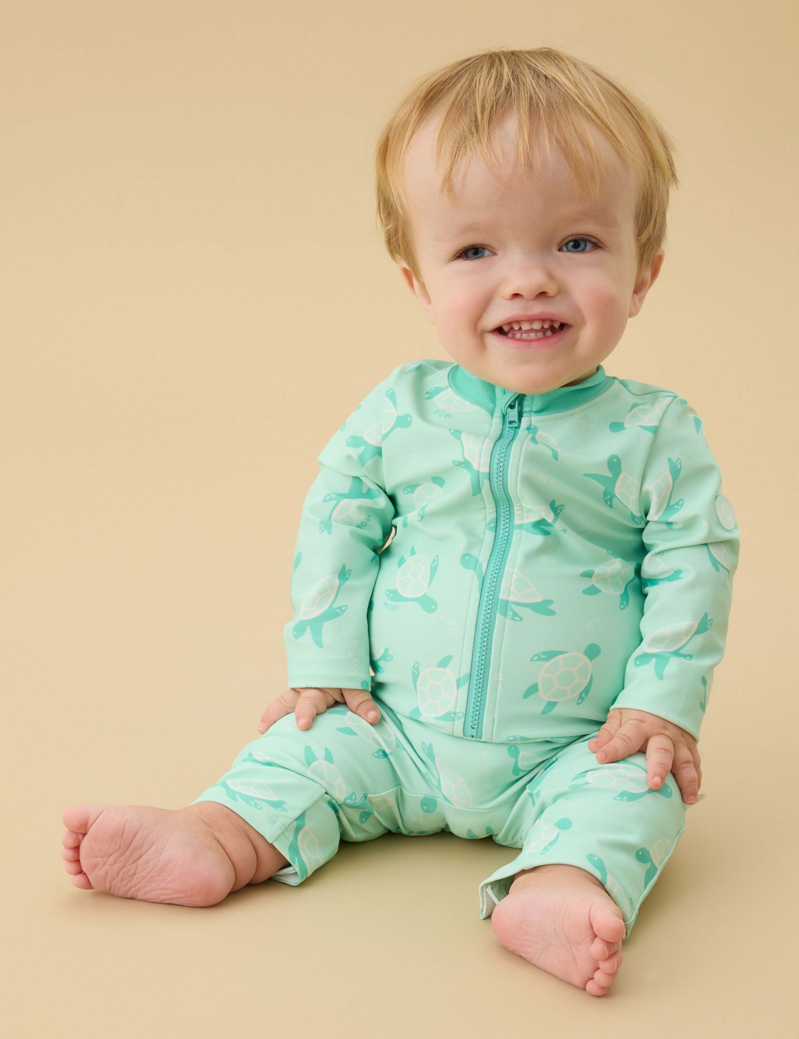 Turtle All In One Swimsuit (0-18 Mths) 3 of 5