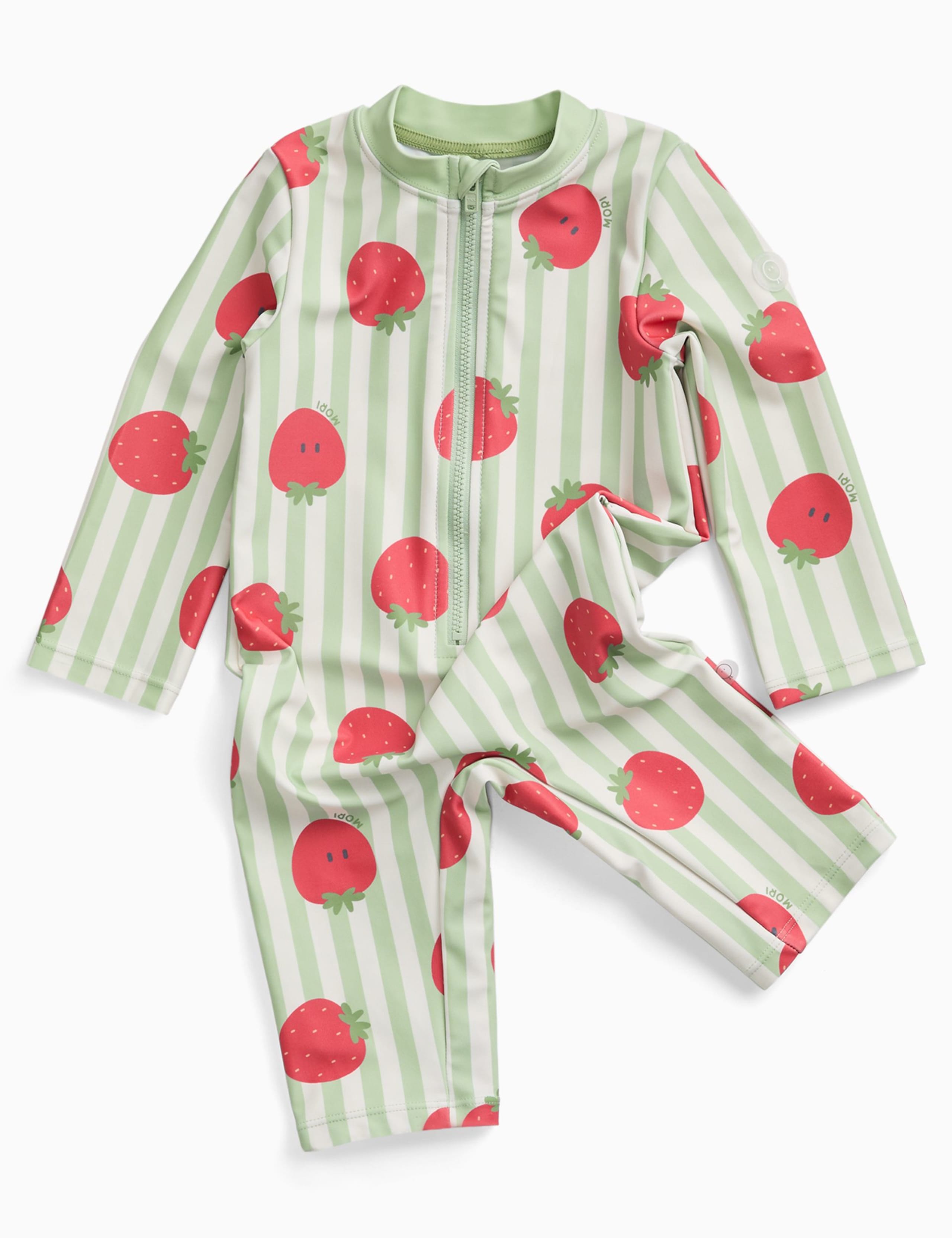 Strawberry Print Swim All In One (0-24 Months) 3 of 4