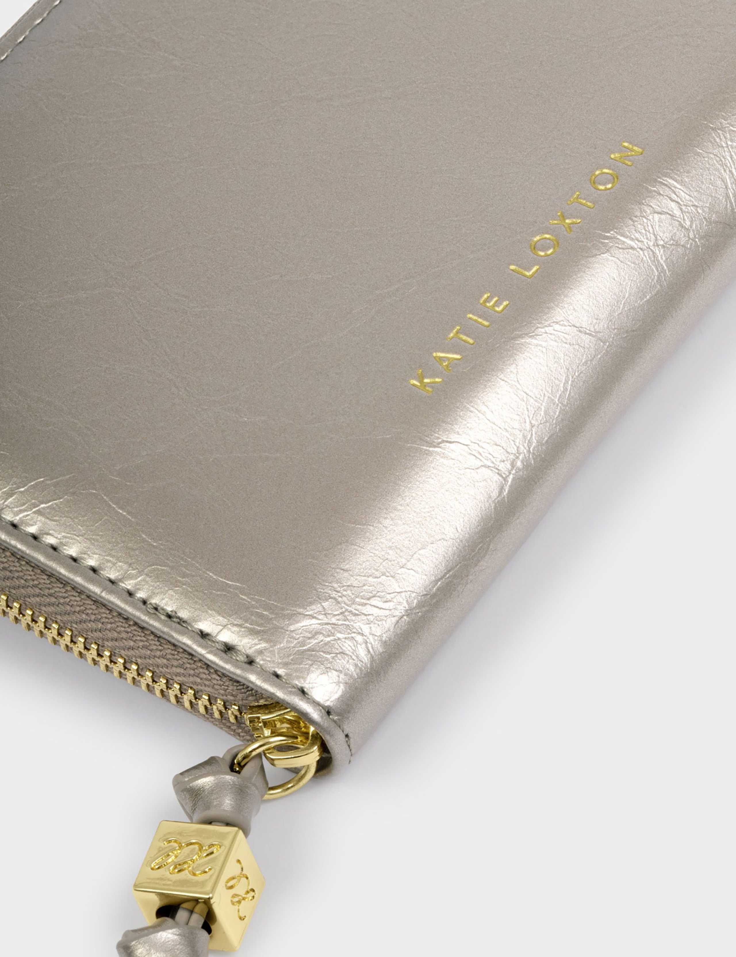 Faux Leather Metallic Travel Jewellery Case 2 of 6