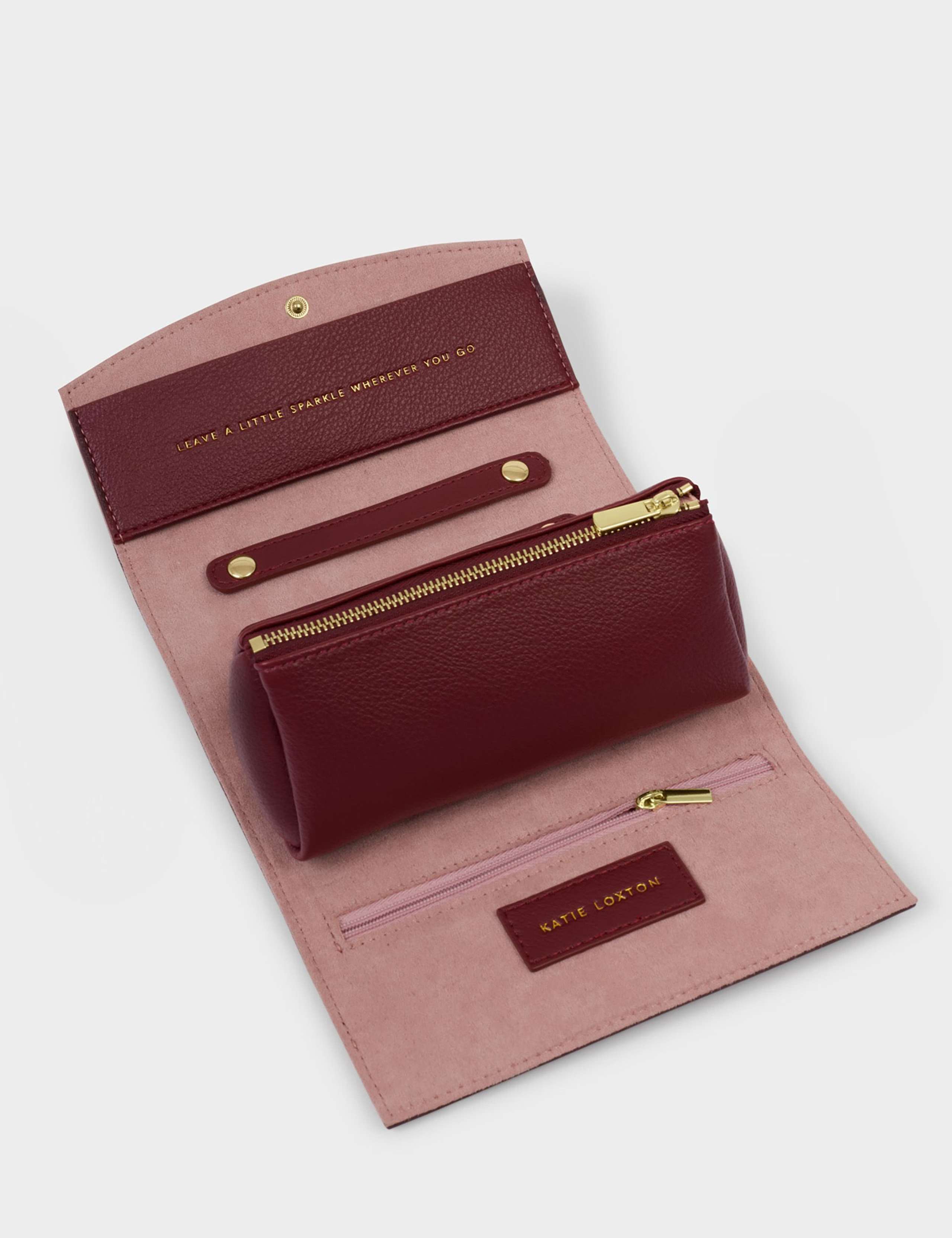 Faux Leather Travel Jewellery Organiser 3 of 7