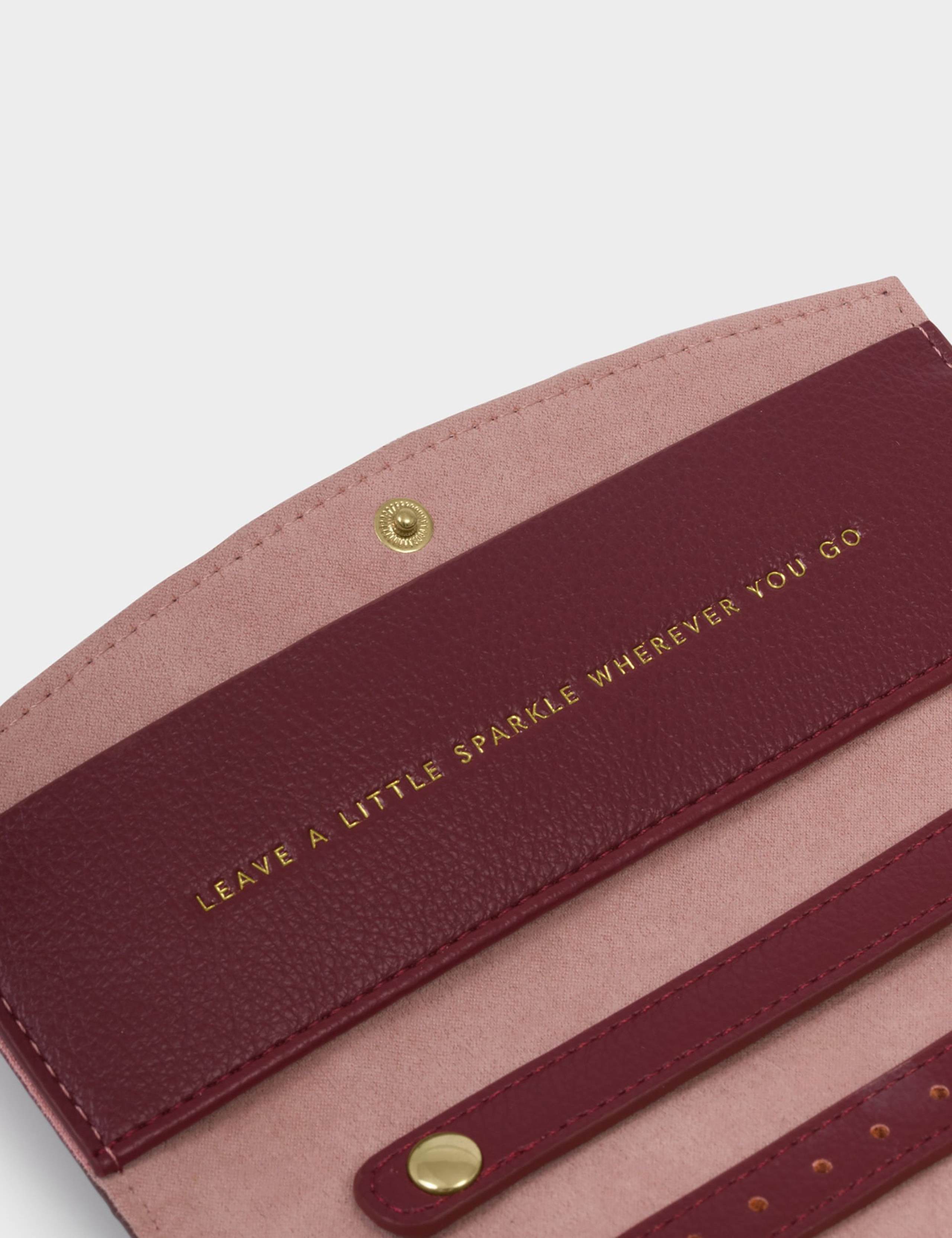 Faux Leather Travel Jewellery Organiser 6 of 7